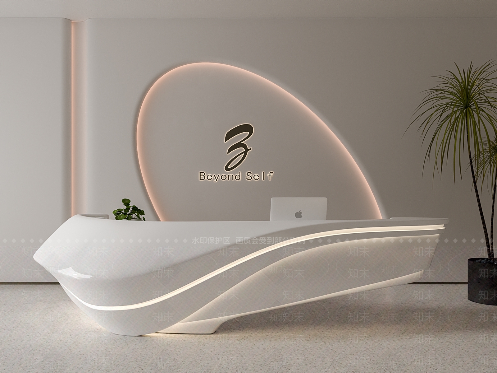 现代前台3D模型下载【ID:1193765700】