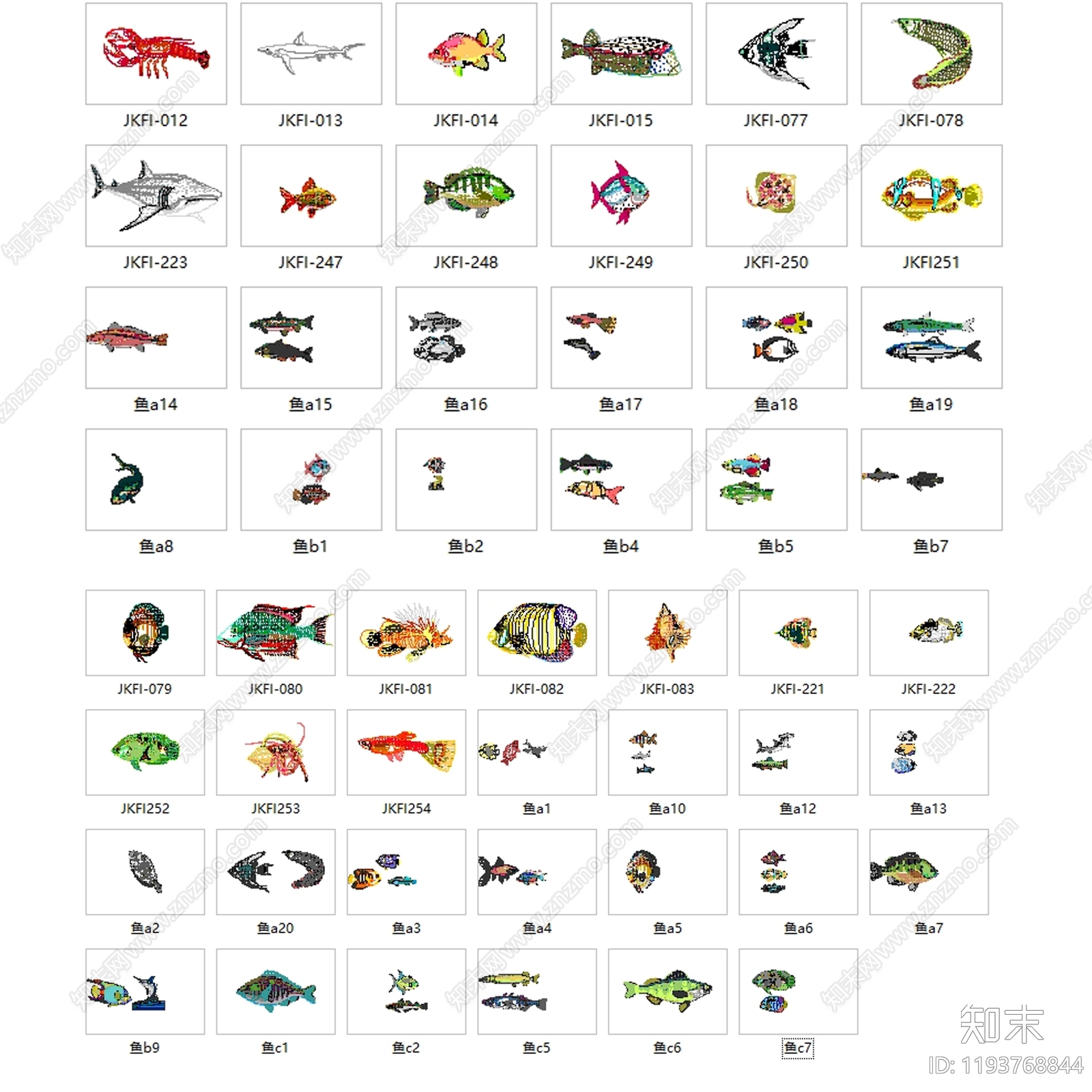 现代动物施工图下载【ID:1193768844】