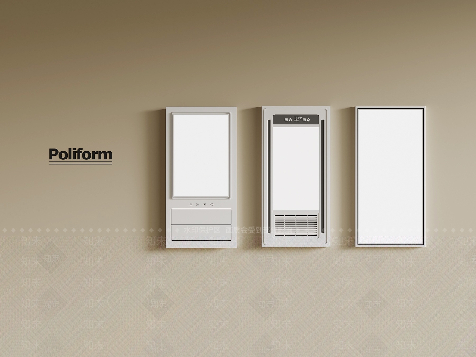 浴霸3D模型下载【ID:1193771818】