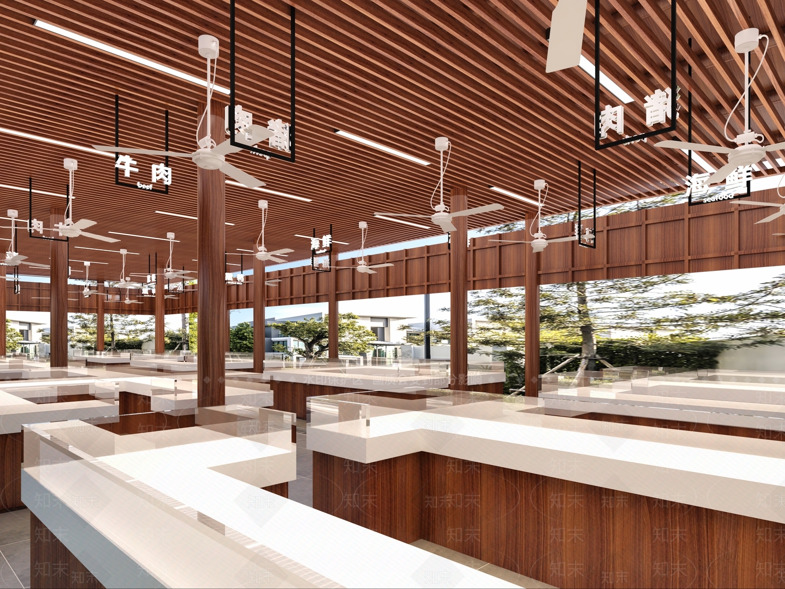 现代其他餐饮空间3D模型下载【ID:1193775575】