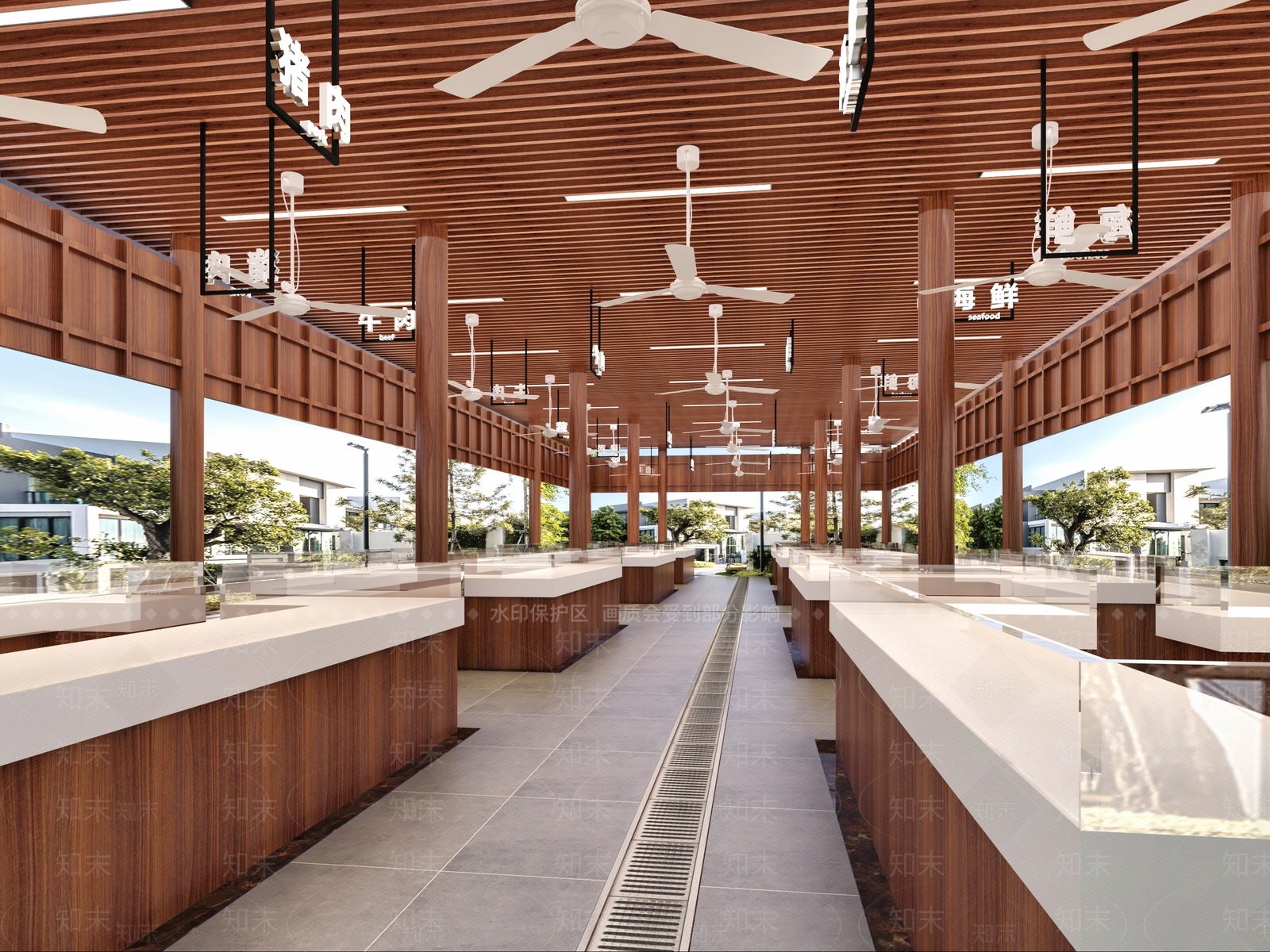 现代其他餐饮空间3D模型下载【ID:1193775575】