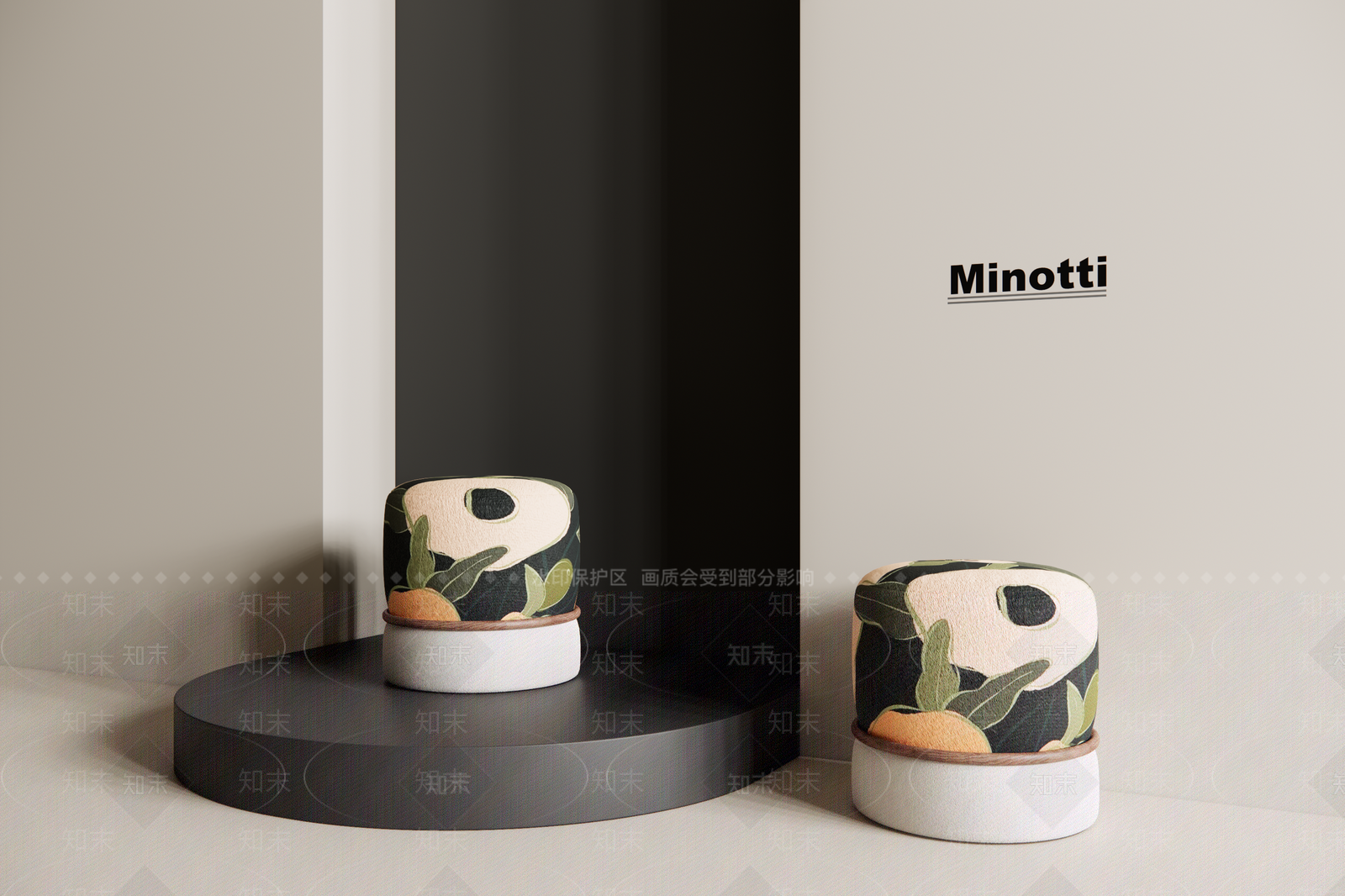 法式复古其他凳子3D模型下载【ID:1193774180】