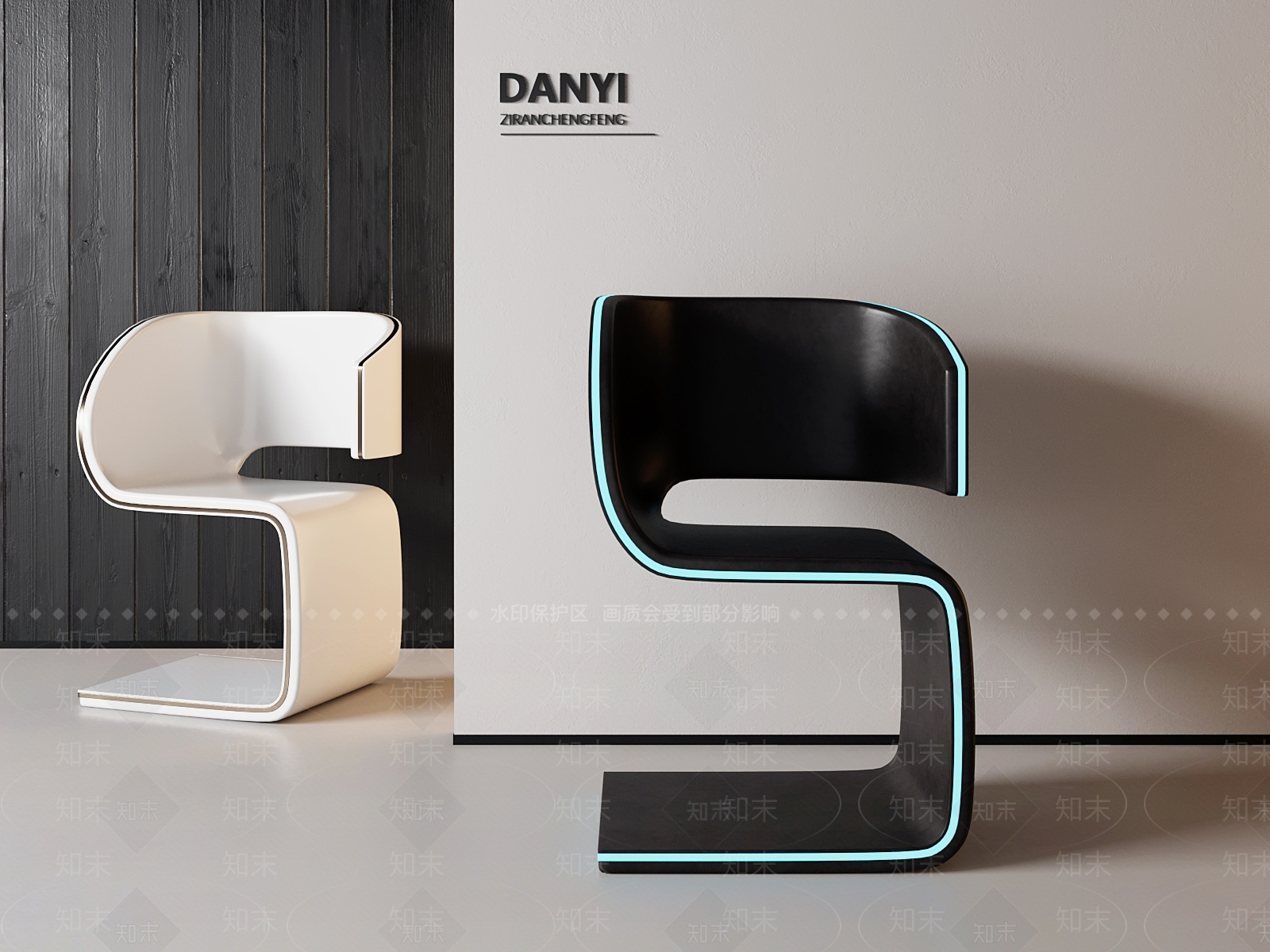 现代其他椅子3D模型下载【ID:1193775461】