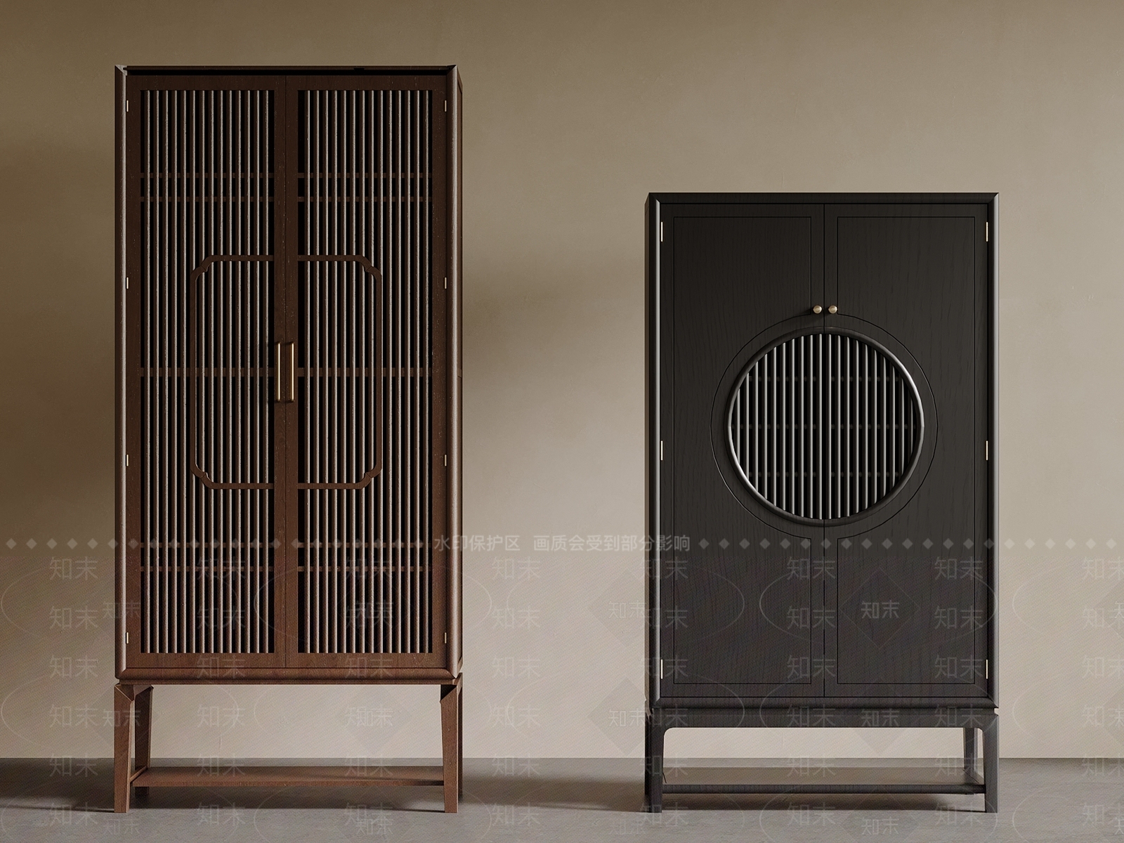 新中式博古架SU模型下载【ID:1193780117】