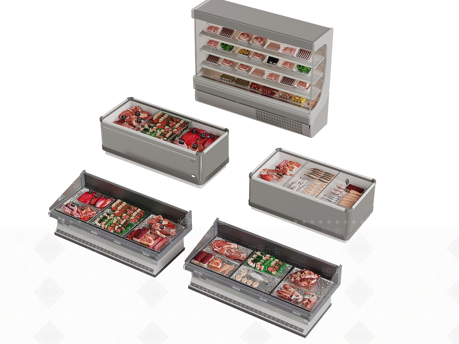 冰柜3D模型下载【ID:1193780502】