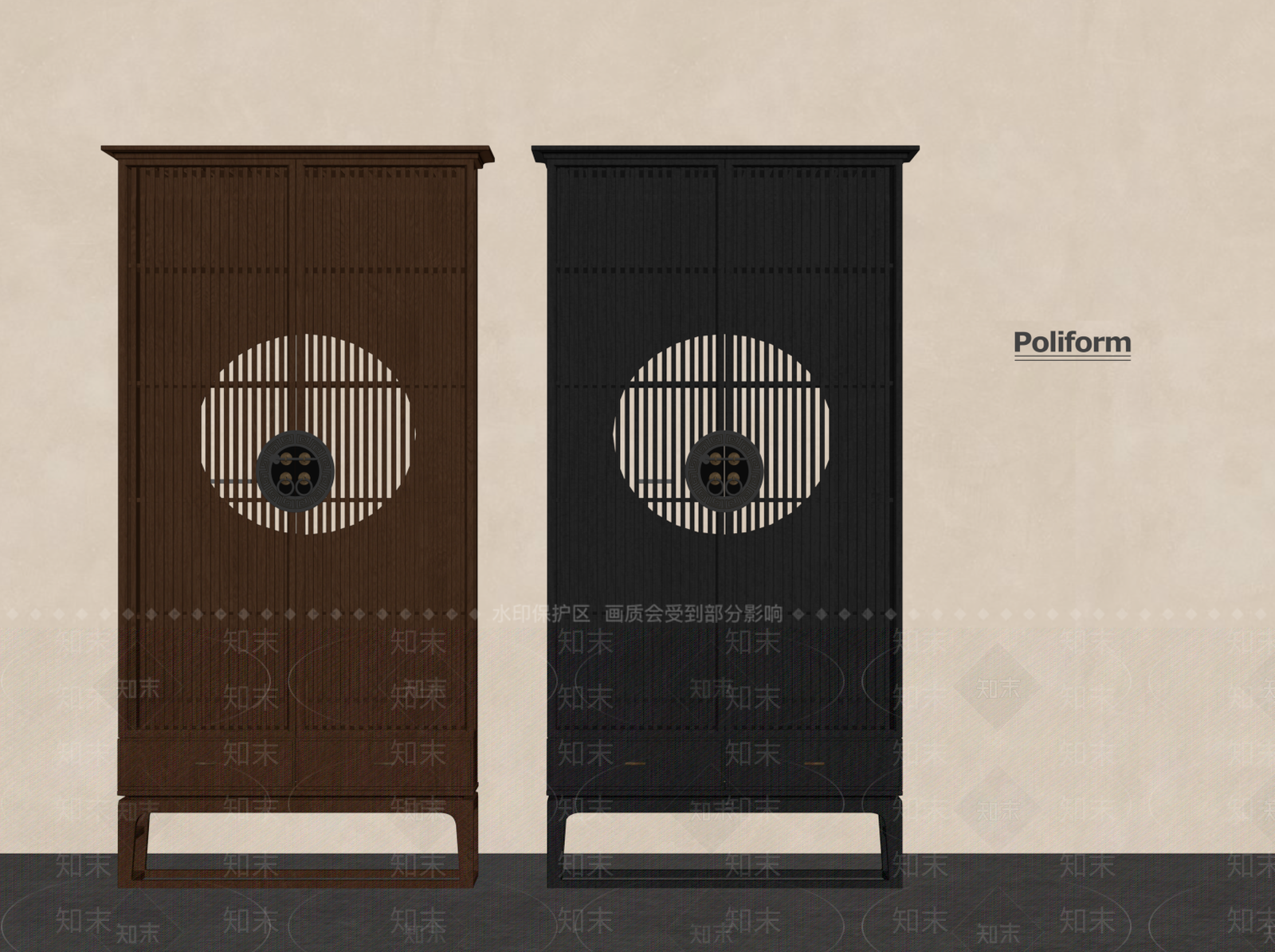 新中式博古架SU模型下载【ID:1193781540】