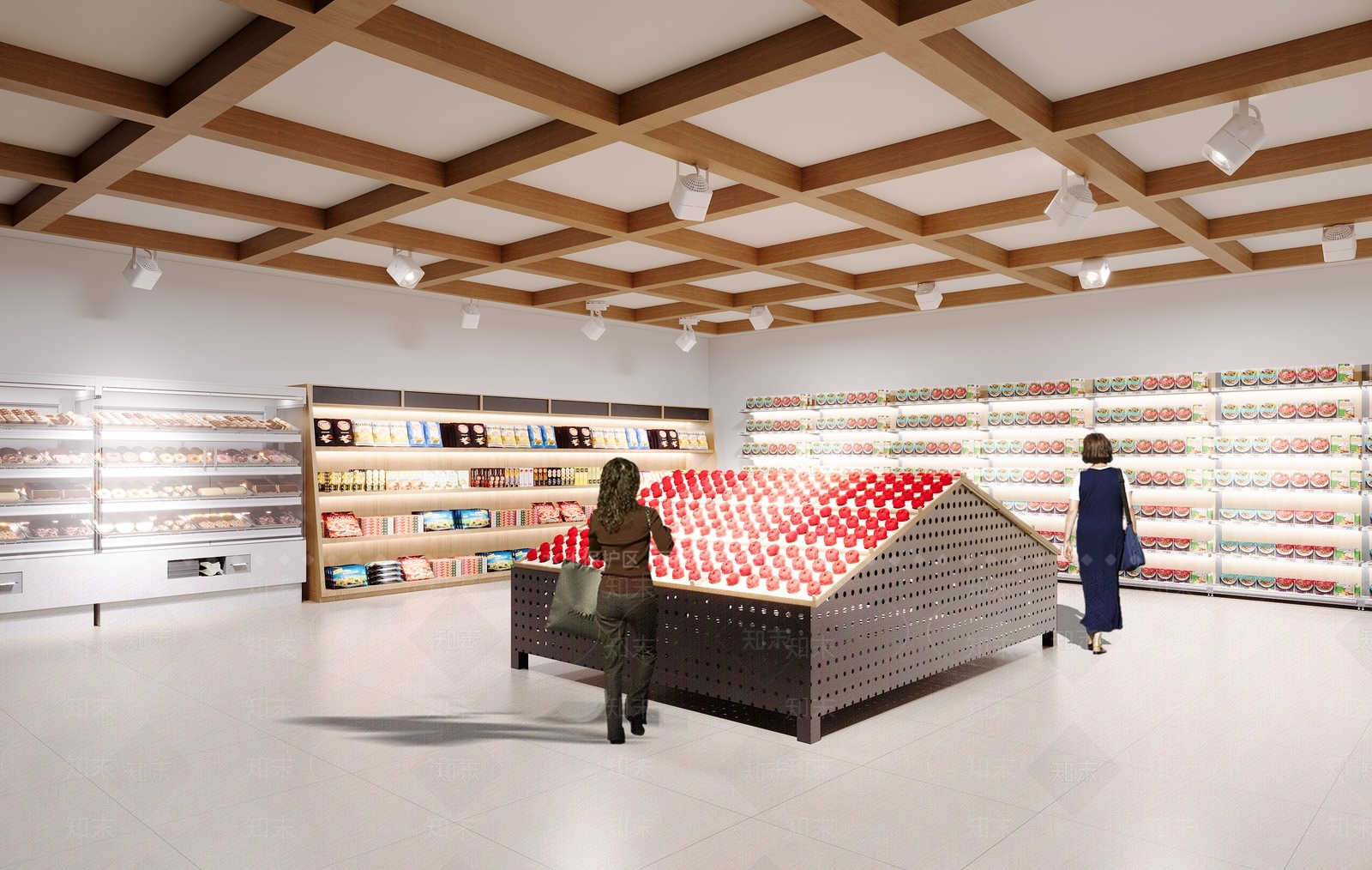 现代水果店3D模型下载【ID:1193791489】