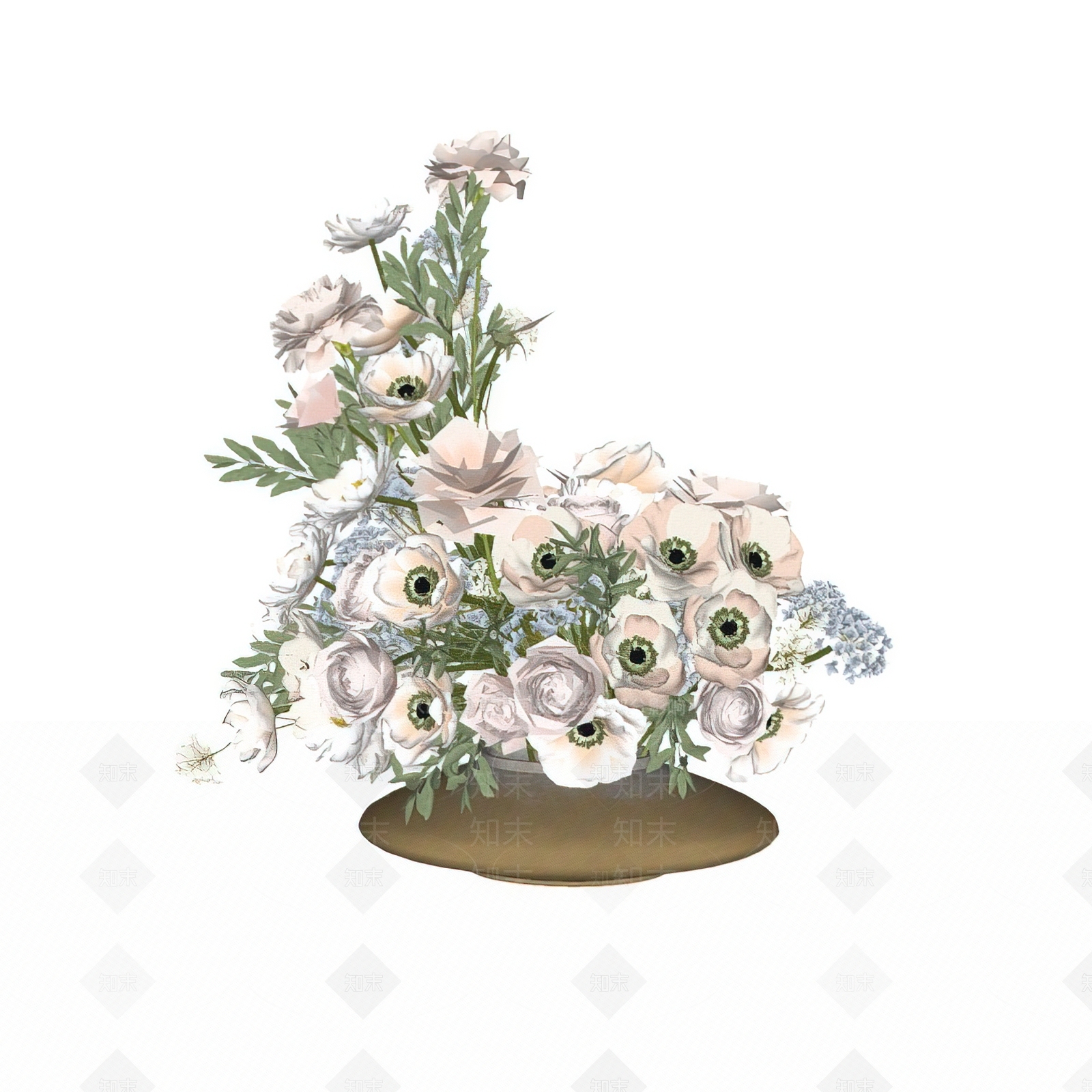 法式花艺SU模型下载【ID:1193798044】
