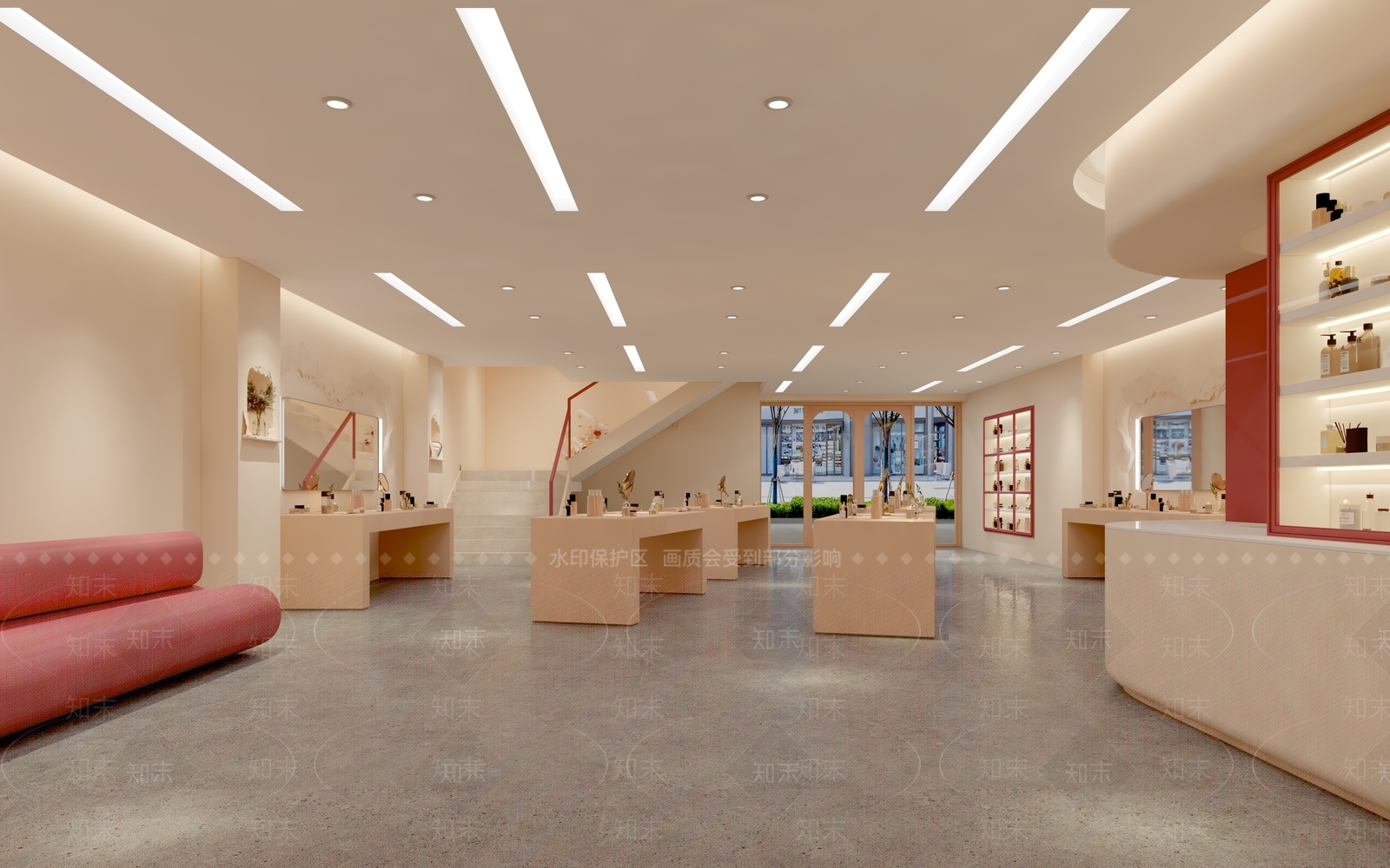 现代接待室3D模型下载【ID:1215126996】