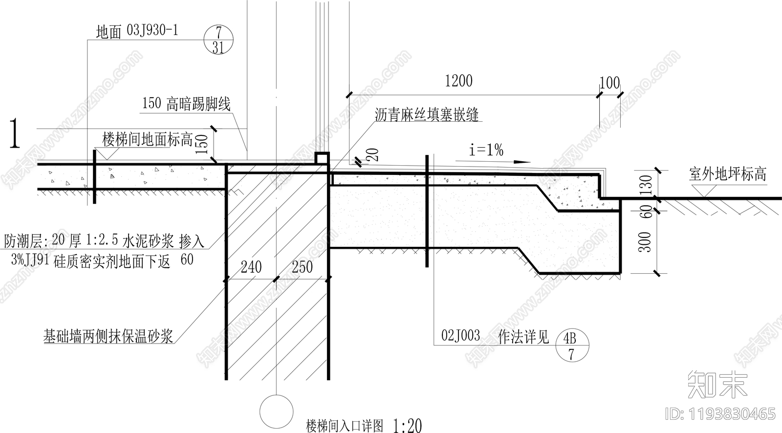 现代楼梯节点施工图下载【ID:1193830465】