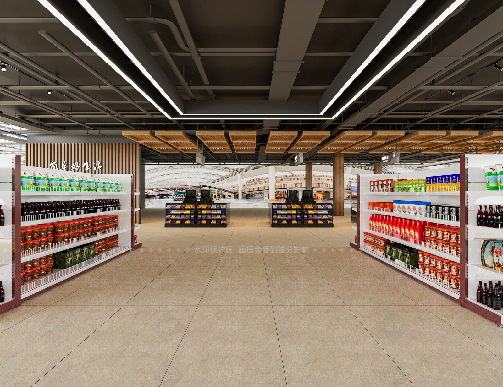 现代集市3D模型下载【ID:1193837503】