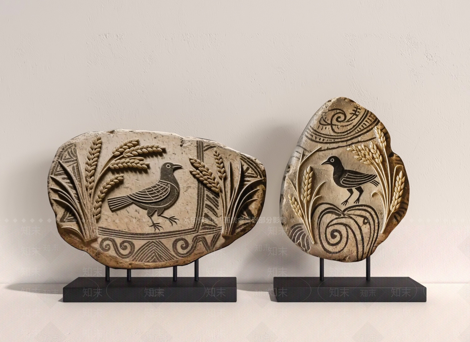 复古雕塑摆件3D模型下载【ID:1193841507】