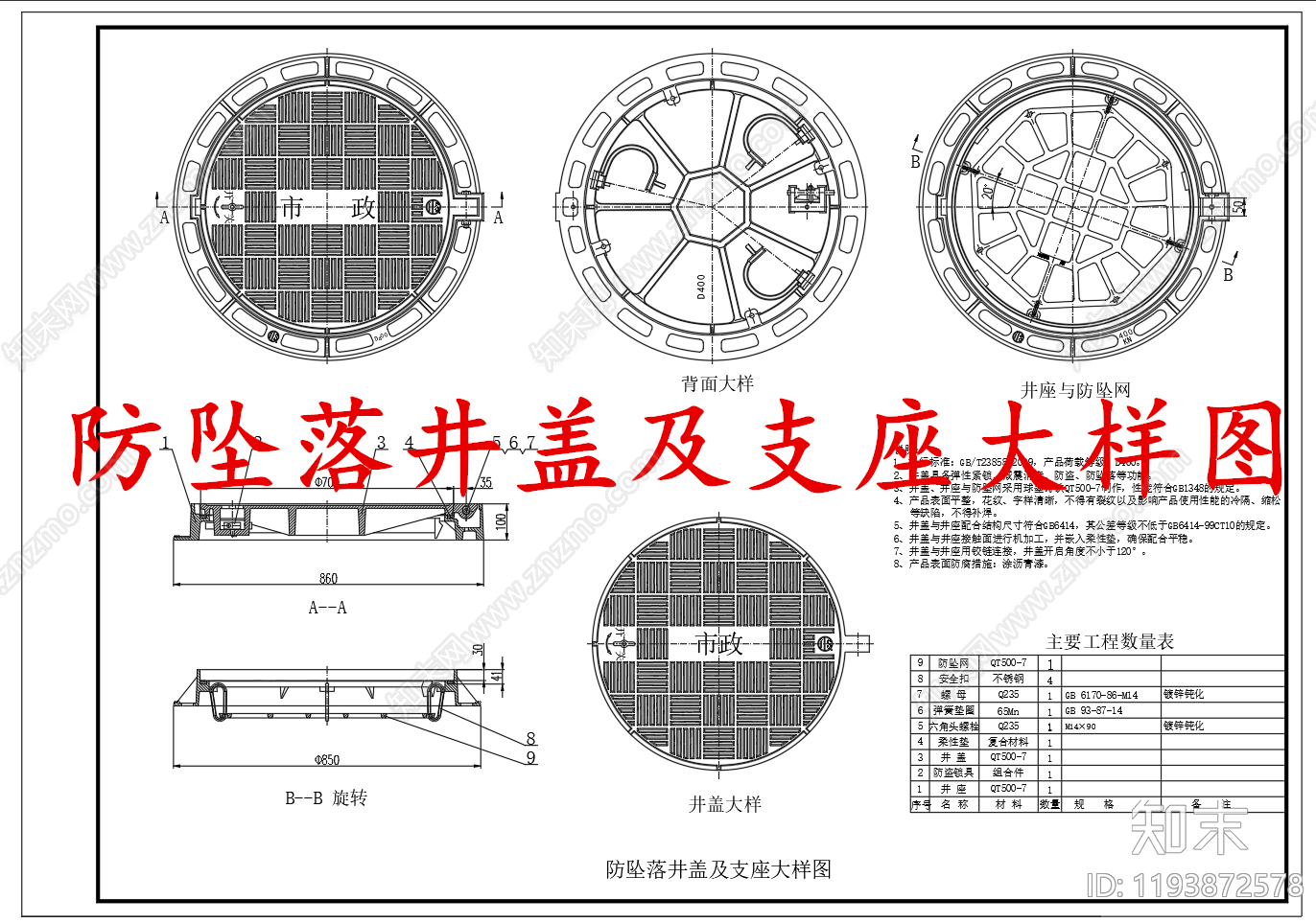 给排水节点详图施工图下载【ID:1193872578】