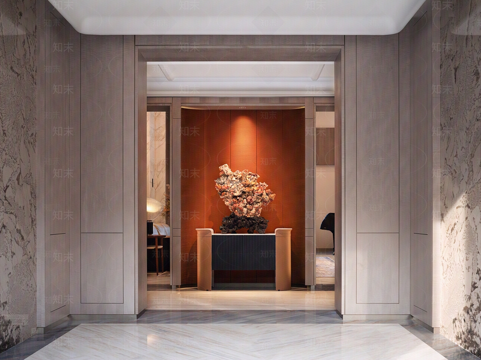 新中式轻奢其它内景贴图下载【ID:1193874573】