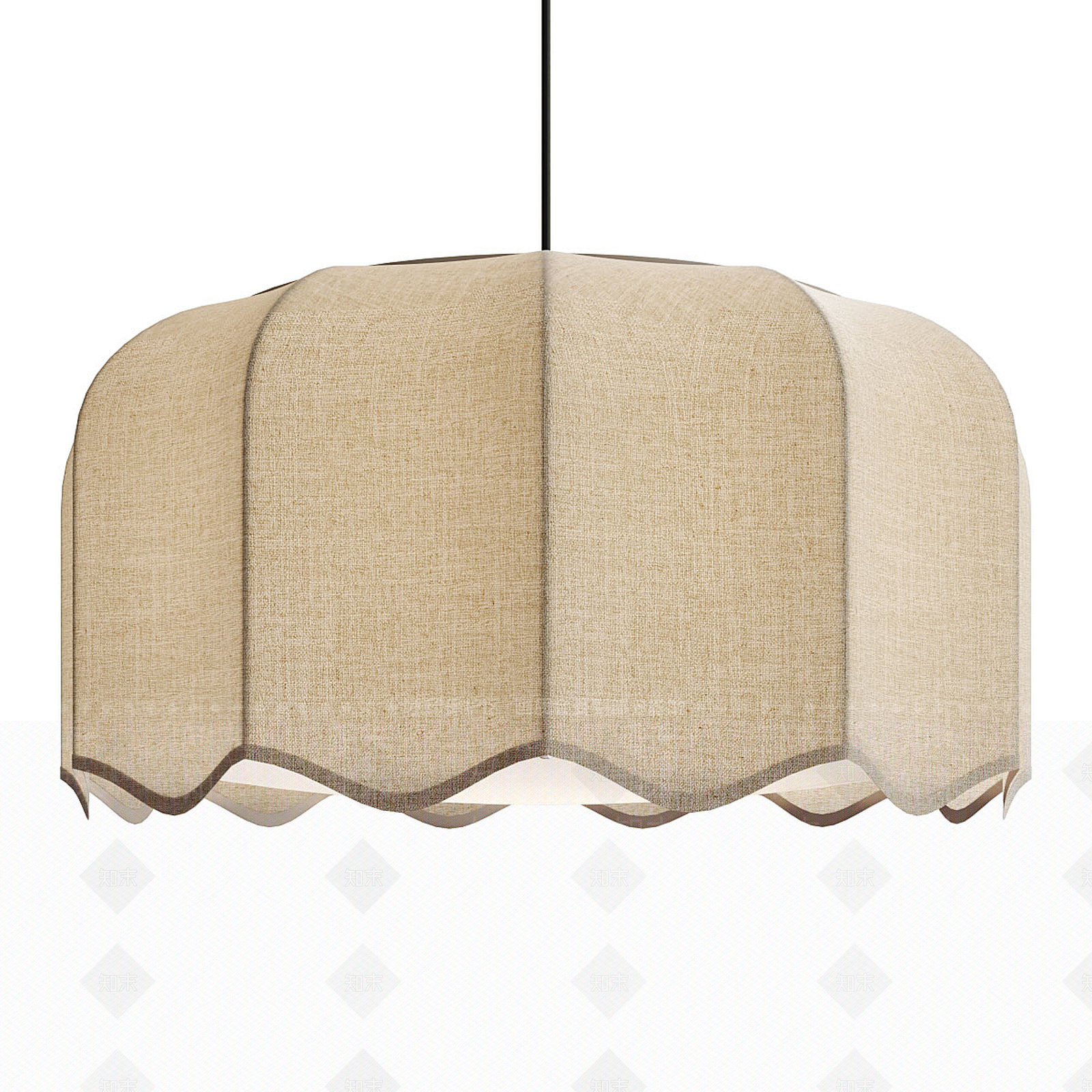 现代欧式客厅吸顶灯3D模型下载【ID:1193879052】