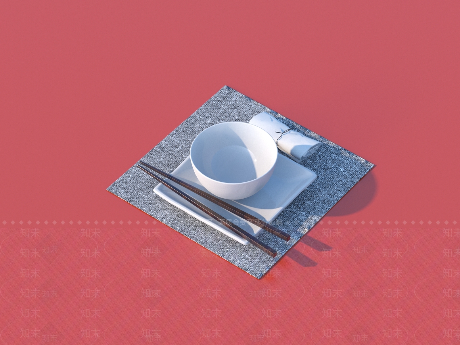 餐具3D模型下载【ID:1193879424】