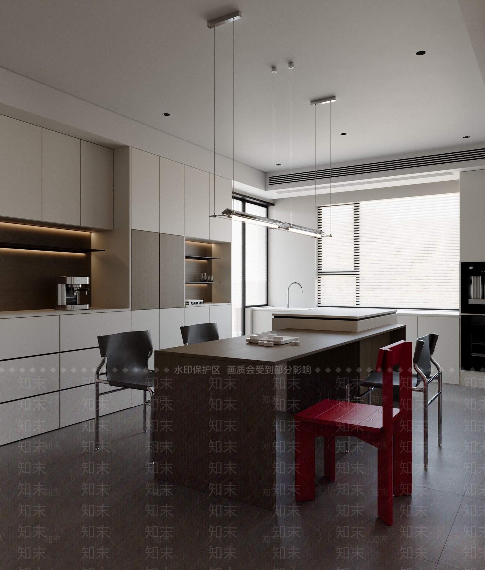 意式轻奢家居餐厅3D模型下载【ID:1193882050】