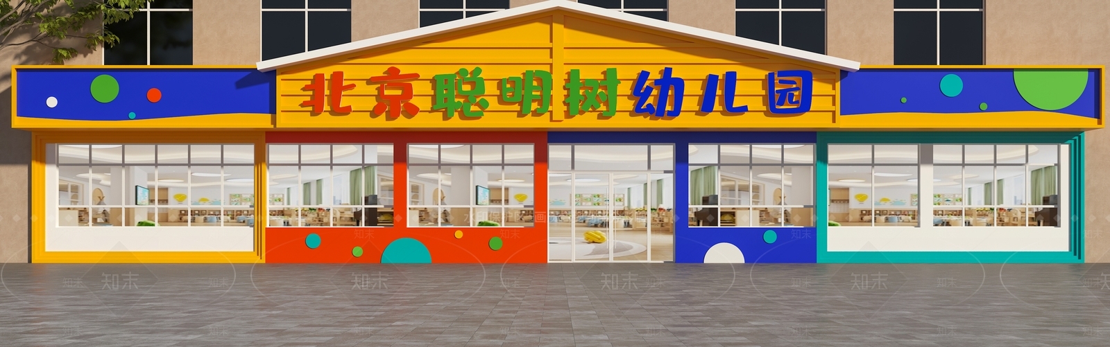 现代门头3D模型下载【ID:1193886116】