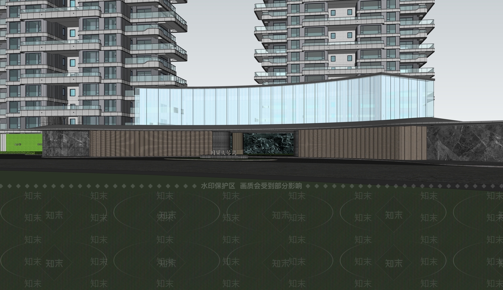 现代小公建SU模型下载【ID:1193890035】