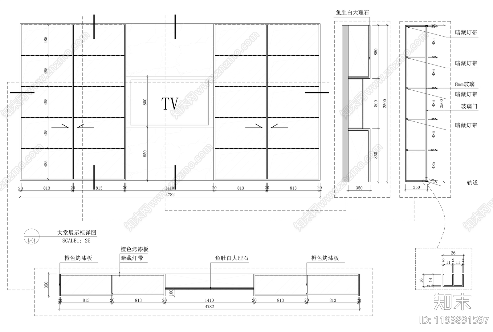 现代培训中心cad施工图下载【ID:1193891597】