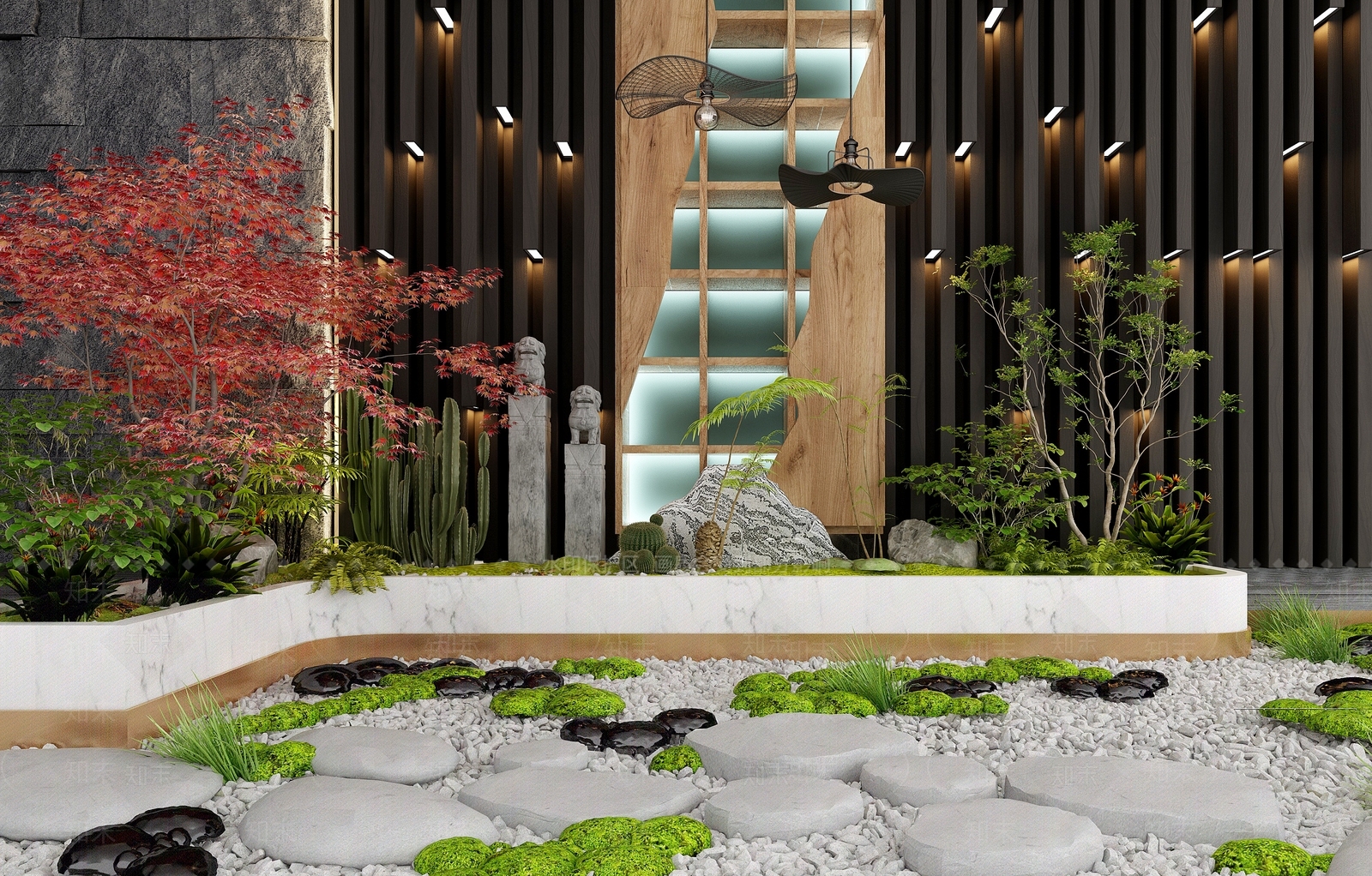 植物堆3D模型下载【ID:1193892447】