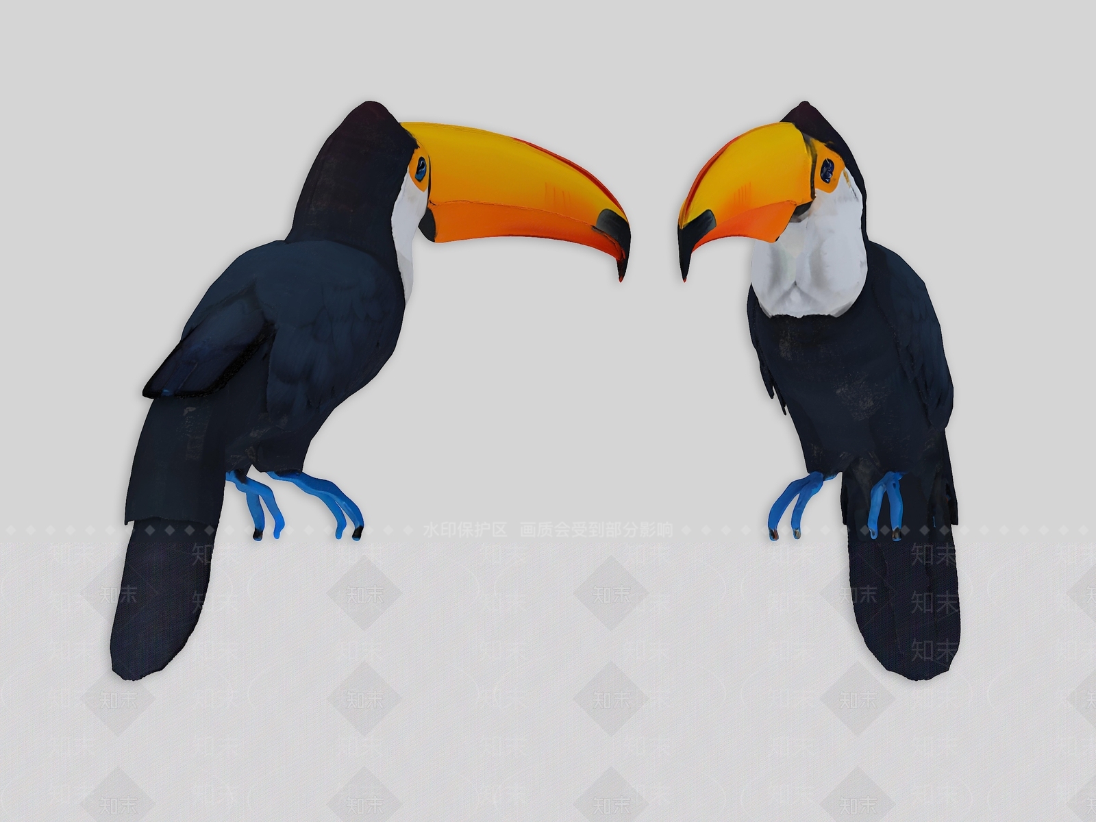 飞行类动物3D模型下载【ID:1193897442】