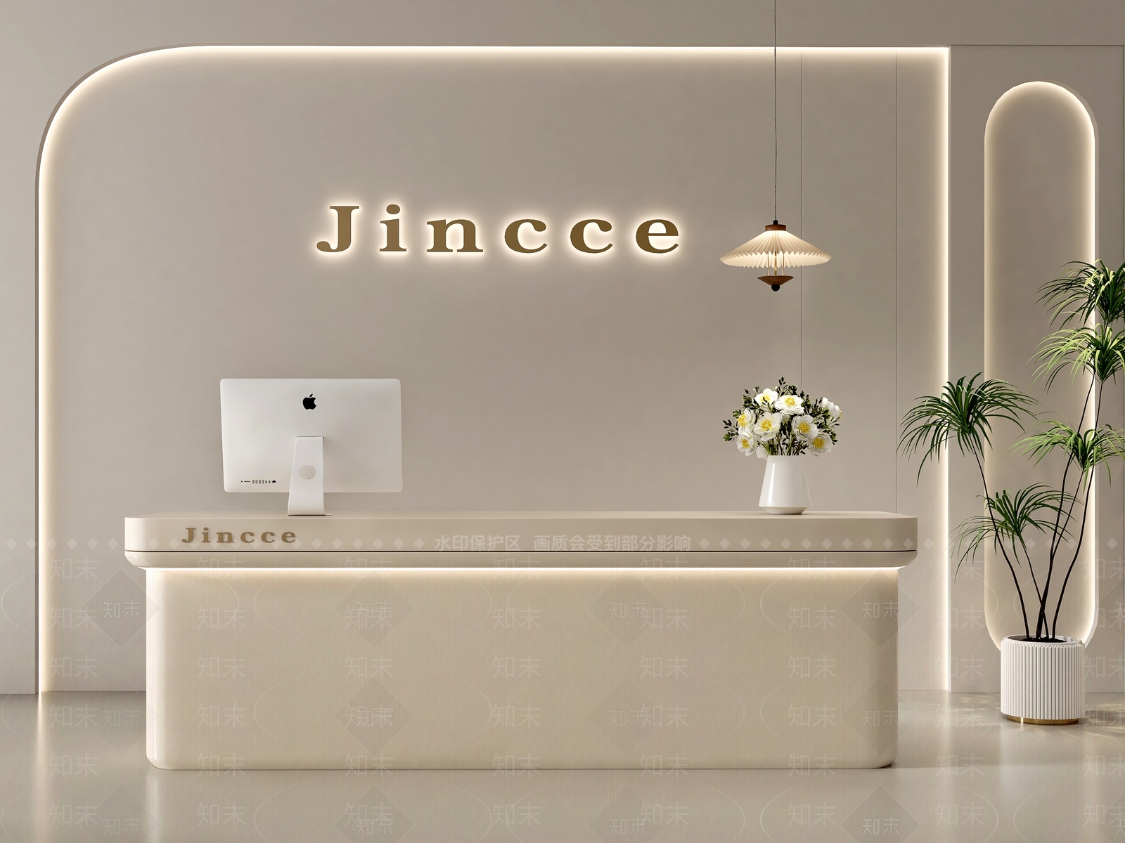 现代前台3D模型下载【ID:1193900437】