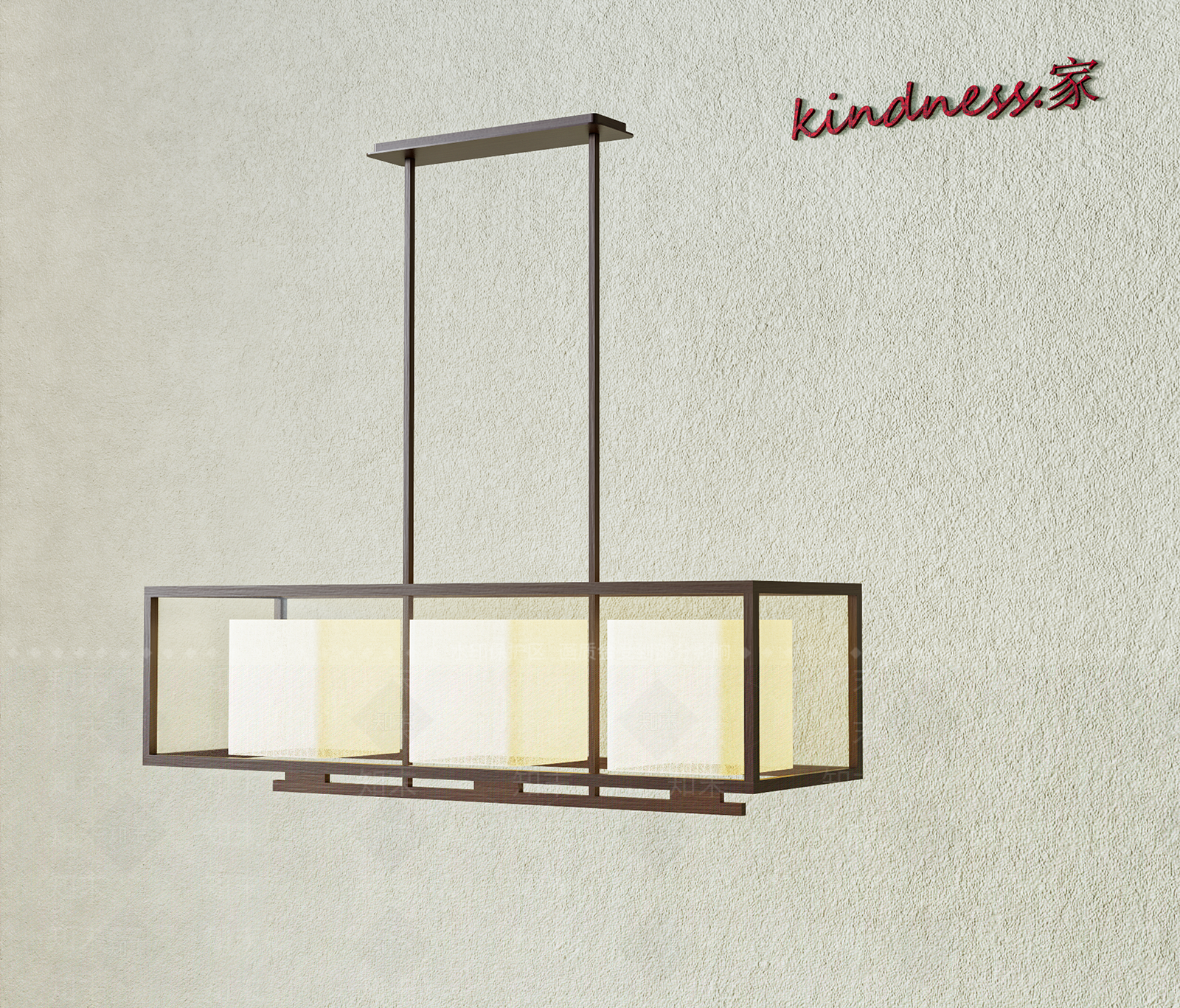 新中式中式餐厅吊灯3D模型下载【ID:1193910924】