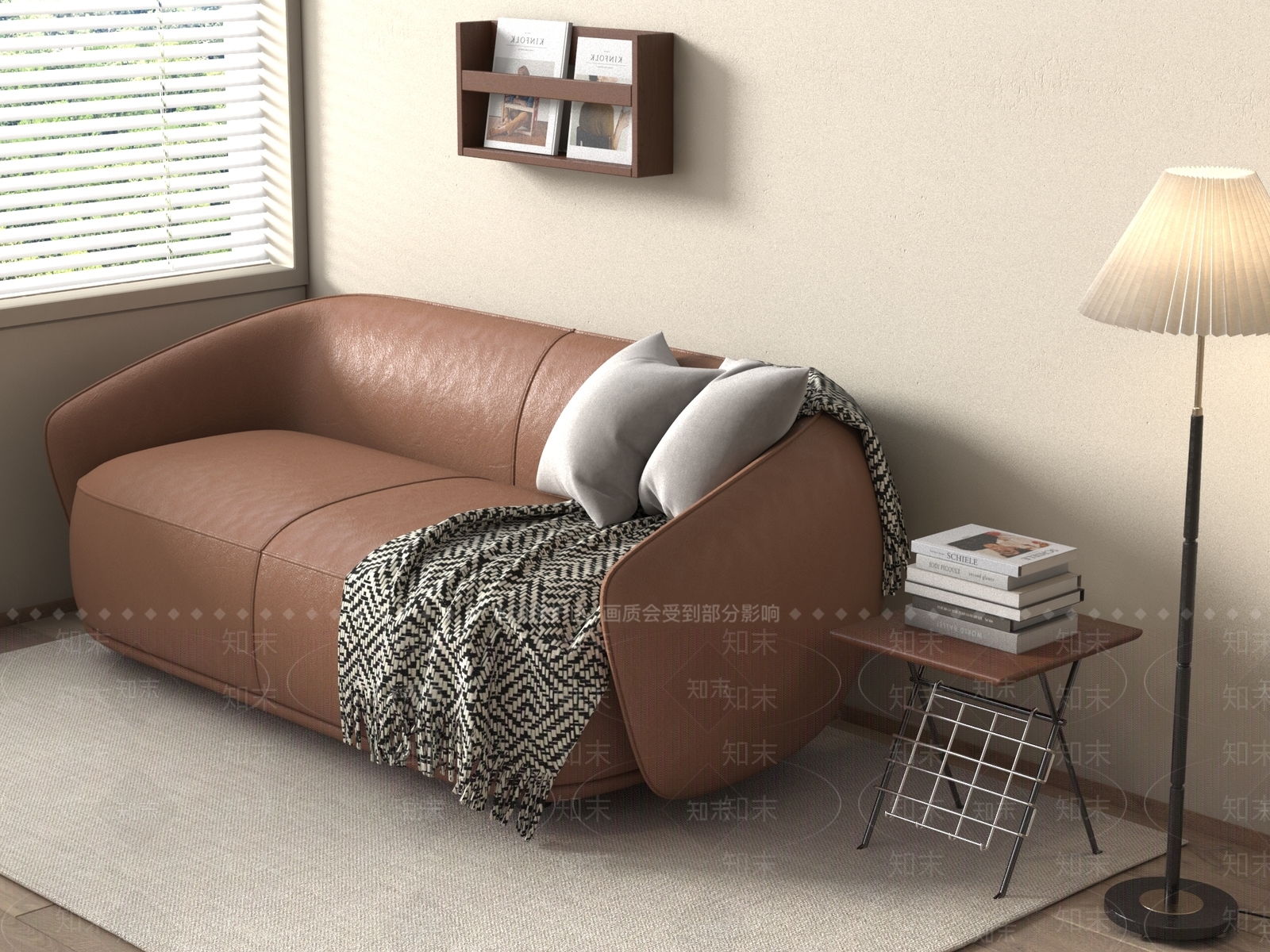双人沙发3D模型下载【ID:1193930893】