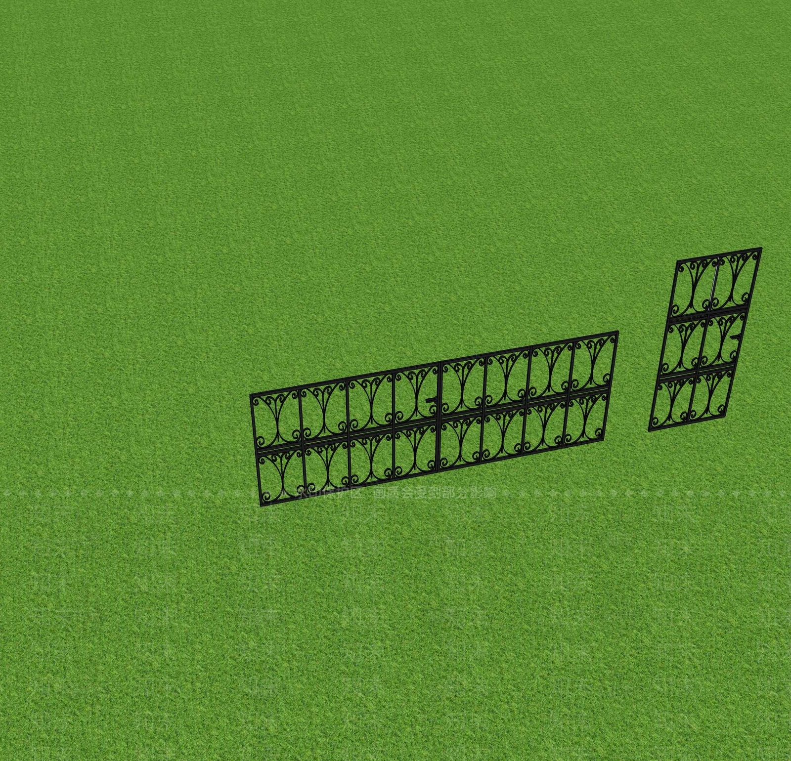 欧式双开门SU模型下载【ID:1193931282】