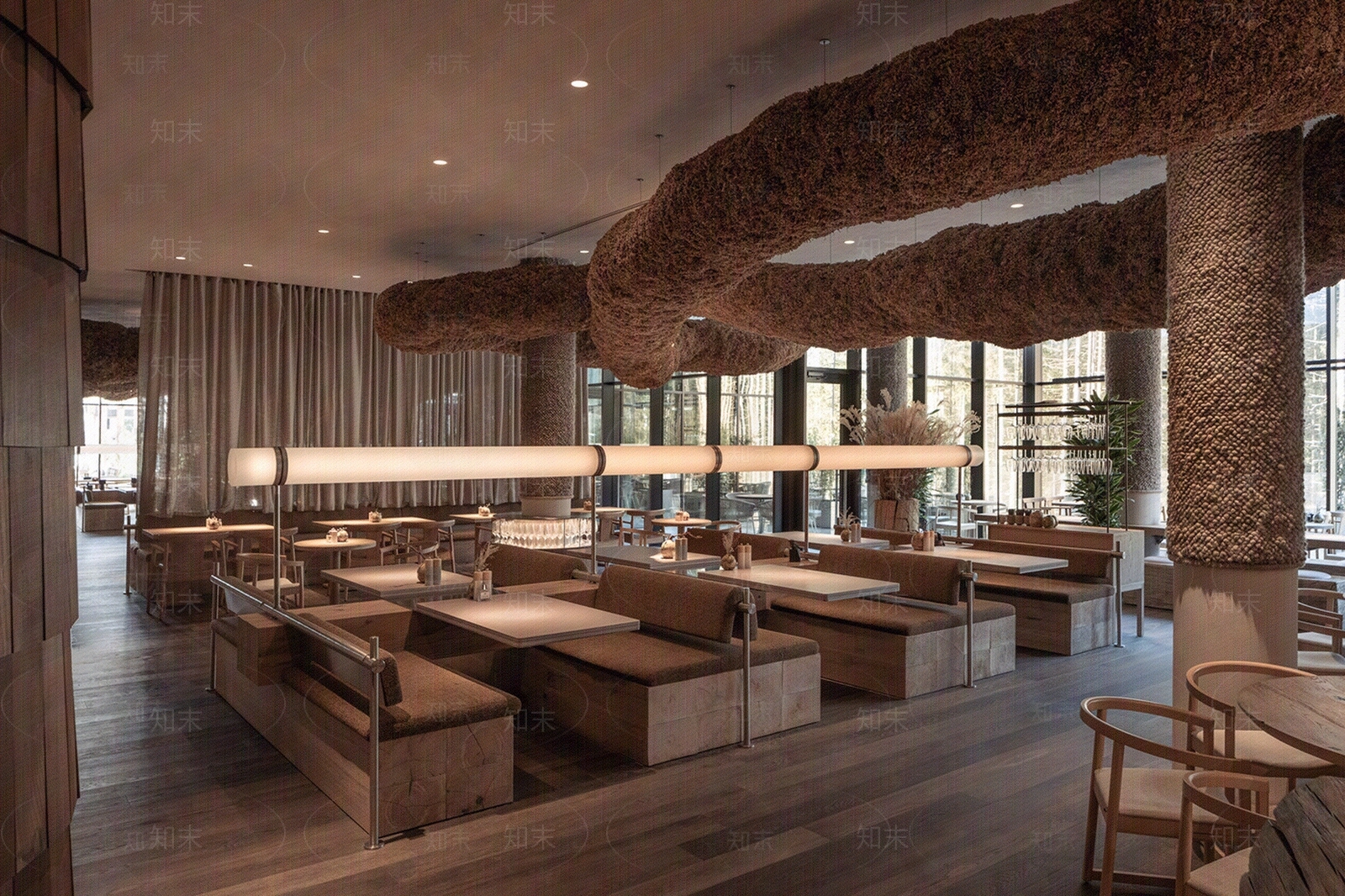 复古侘寂餐厅贴图下载【ID:1193933010】