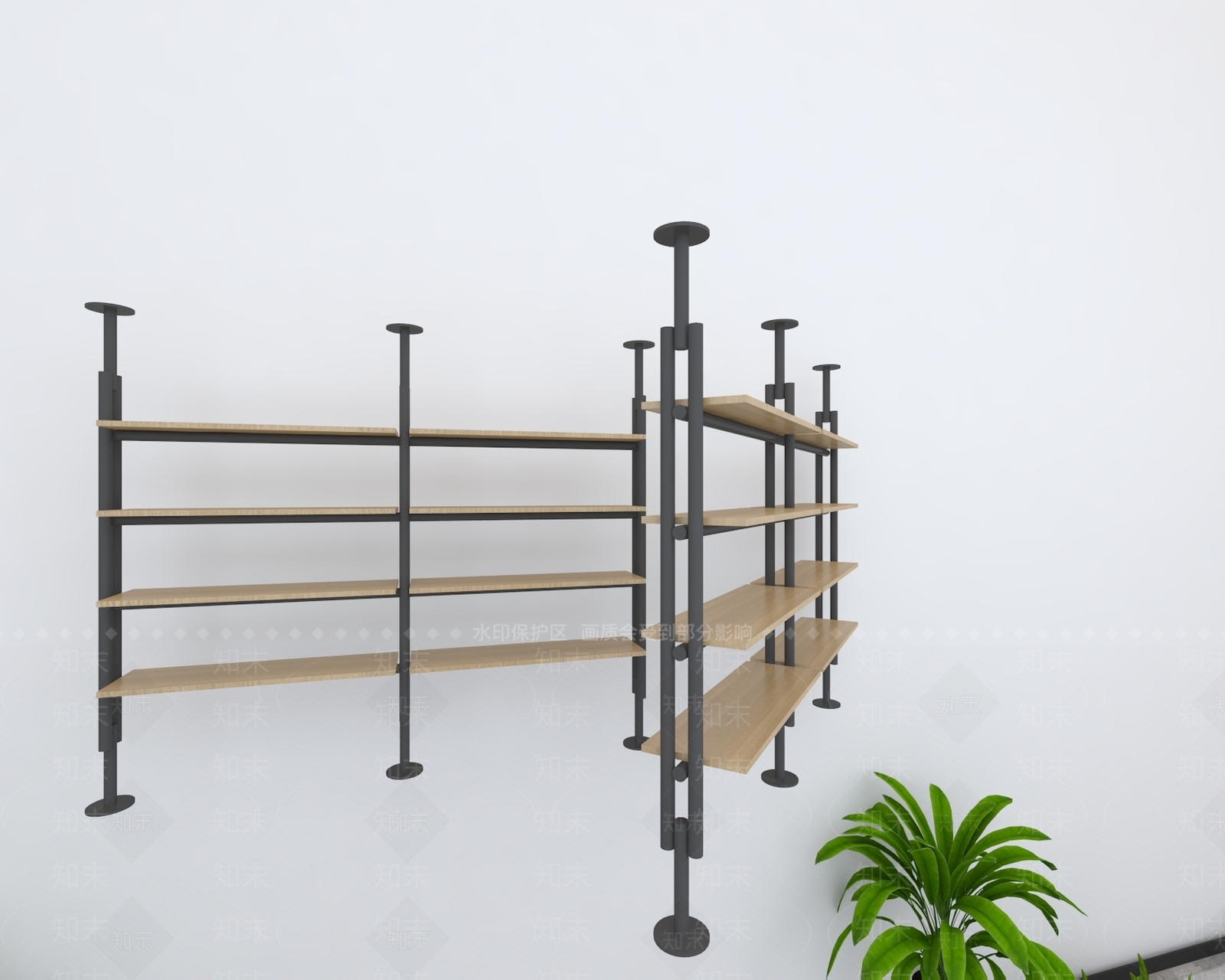 货架3D模型下载【ID:1193944636】