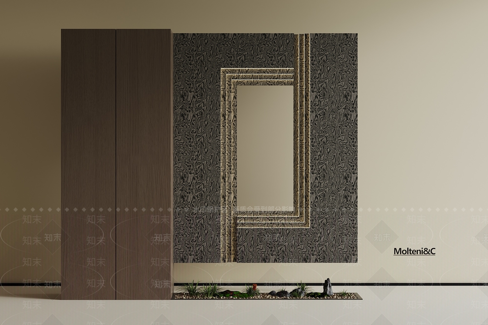 意式玄关柜3D模型下载【ID:1193950046】