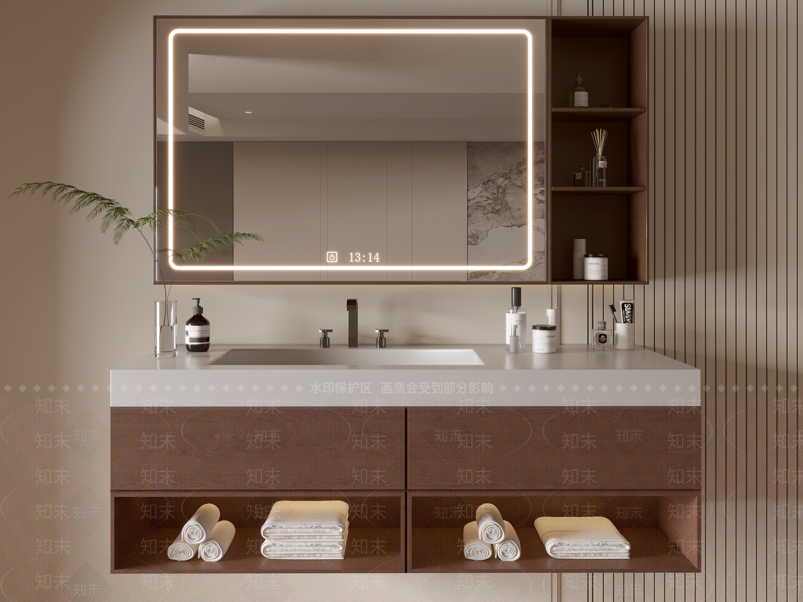 浴室柜3D模型下载【ID:1193964036】