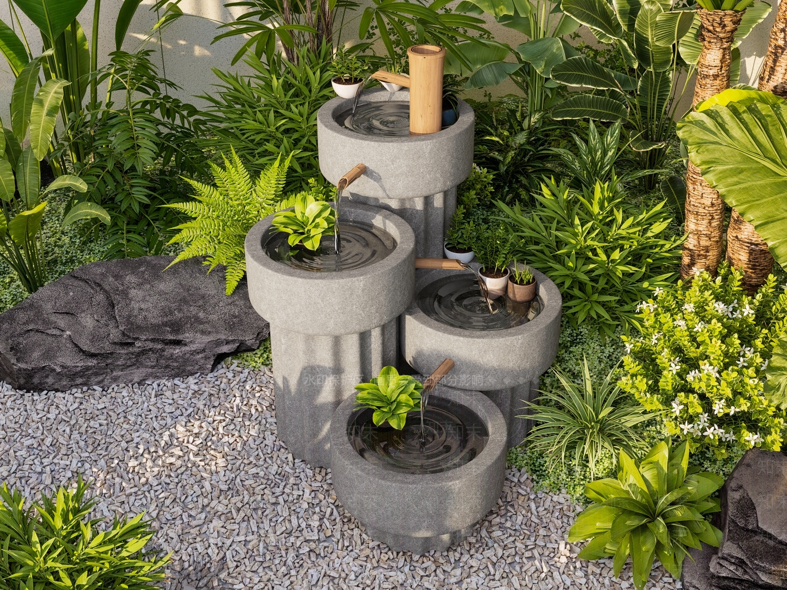 新中式日式其他小品SU模型下载【ID:1193965617】