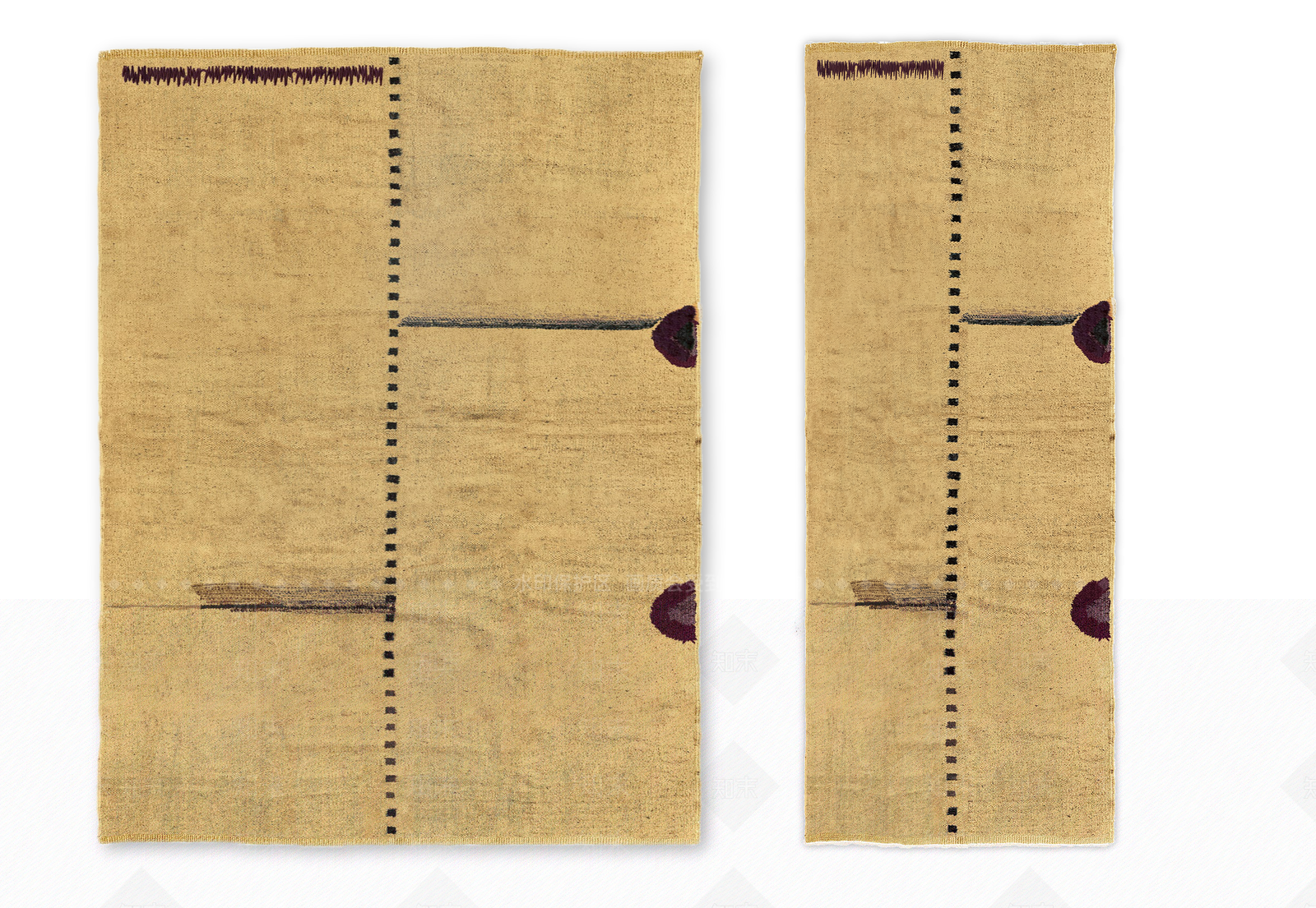 中古地毯SU模型下载【ID:1193977259】