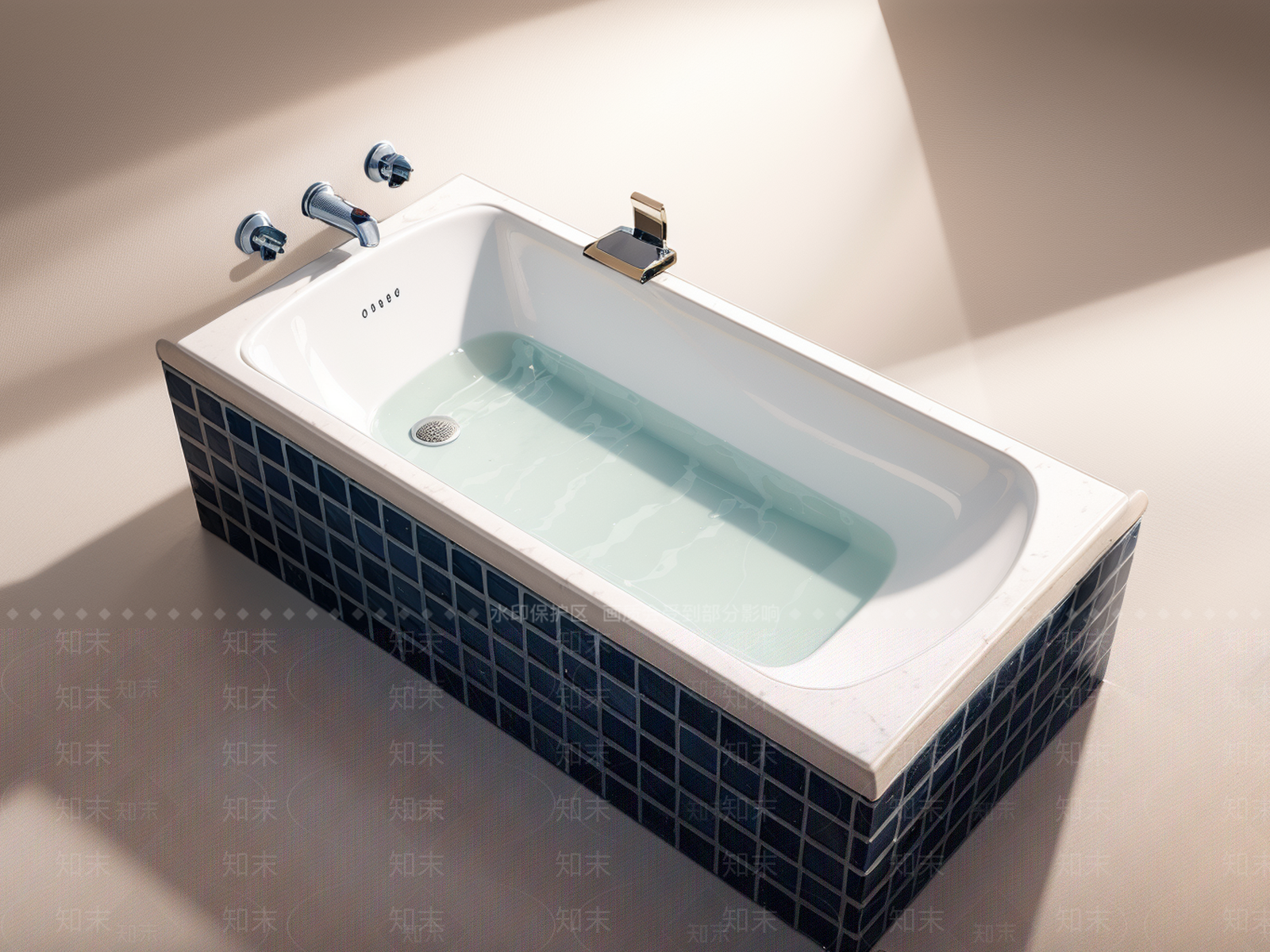 浴缸SU模型下载【ID:1193976548】