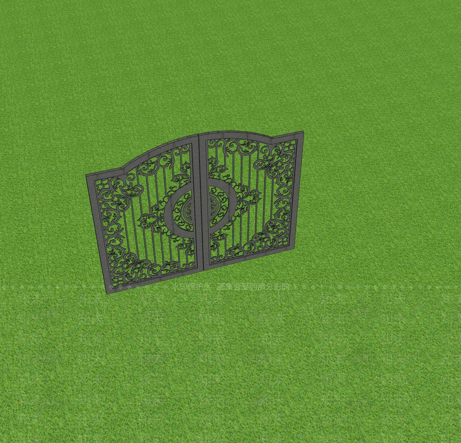 欧式双开门SU模型下载【ID:1193979764】