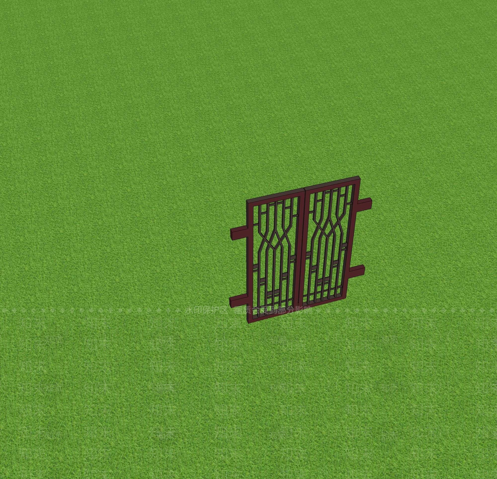 美式双开门SU模型下载【ID:1193980587】