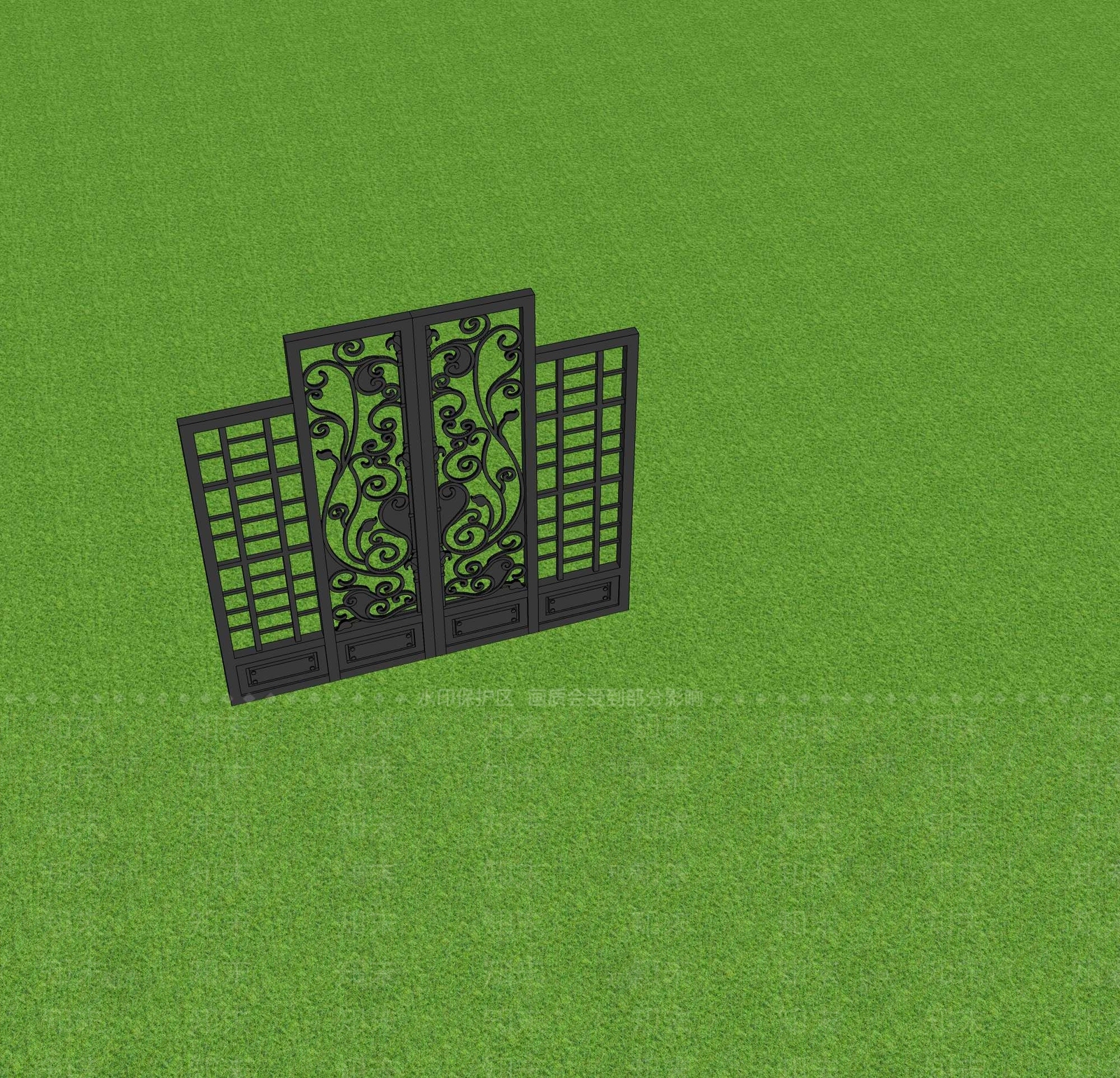 法式双开门SU模型下载【ID:1193980613】