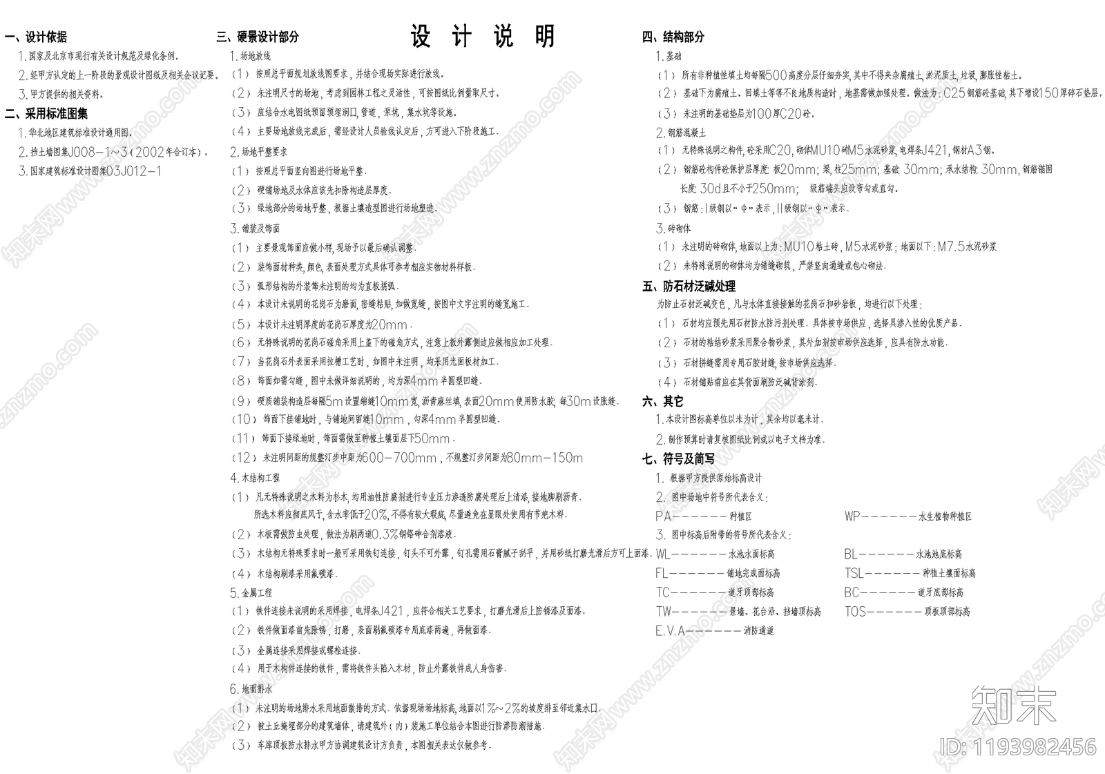 设计说明施工图下载【ID:1193982456】
