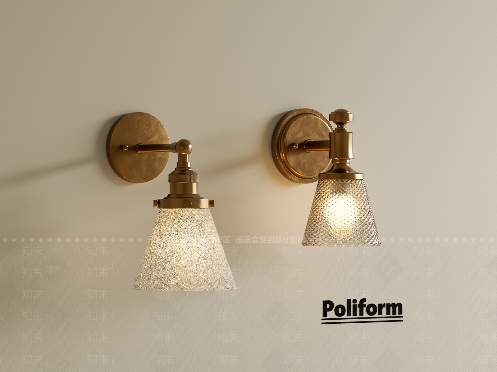 法式美式壁灯3D模型下载【ID:1193987293】