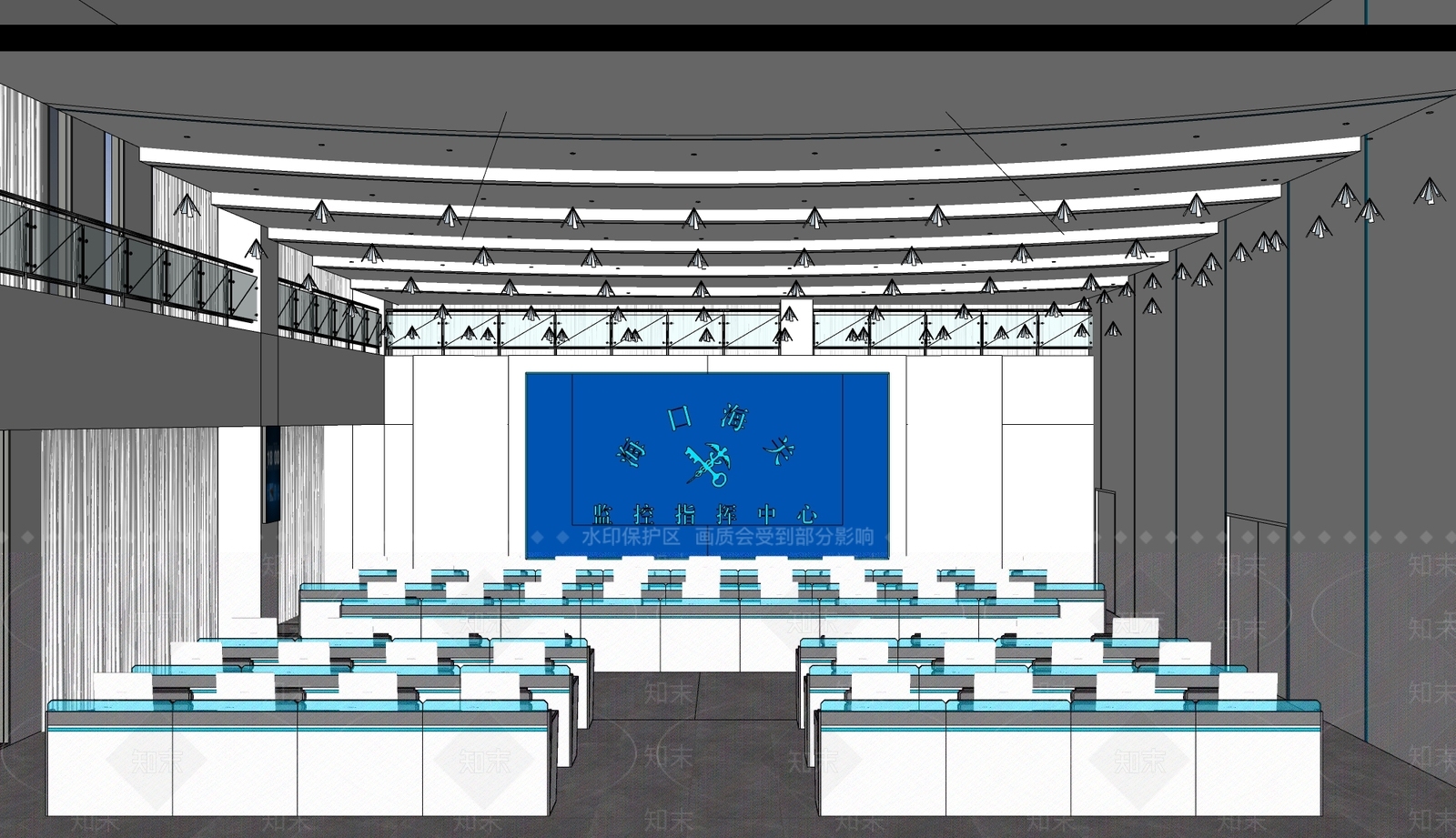 现代其他办公区域SU模型下载【ID:1193995653】