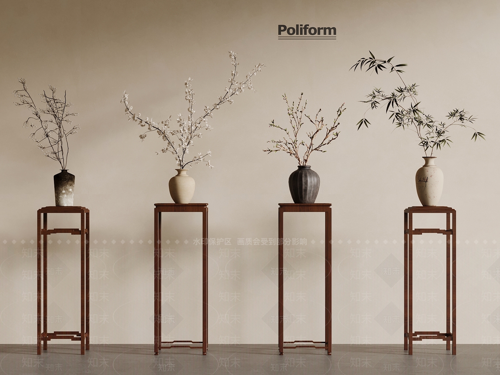 新中式花瓶SU模型下载【ID:1193999099】