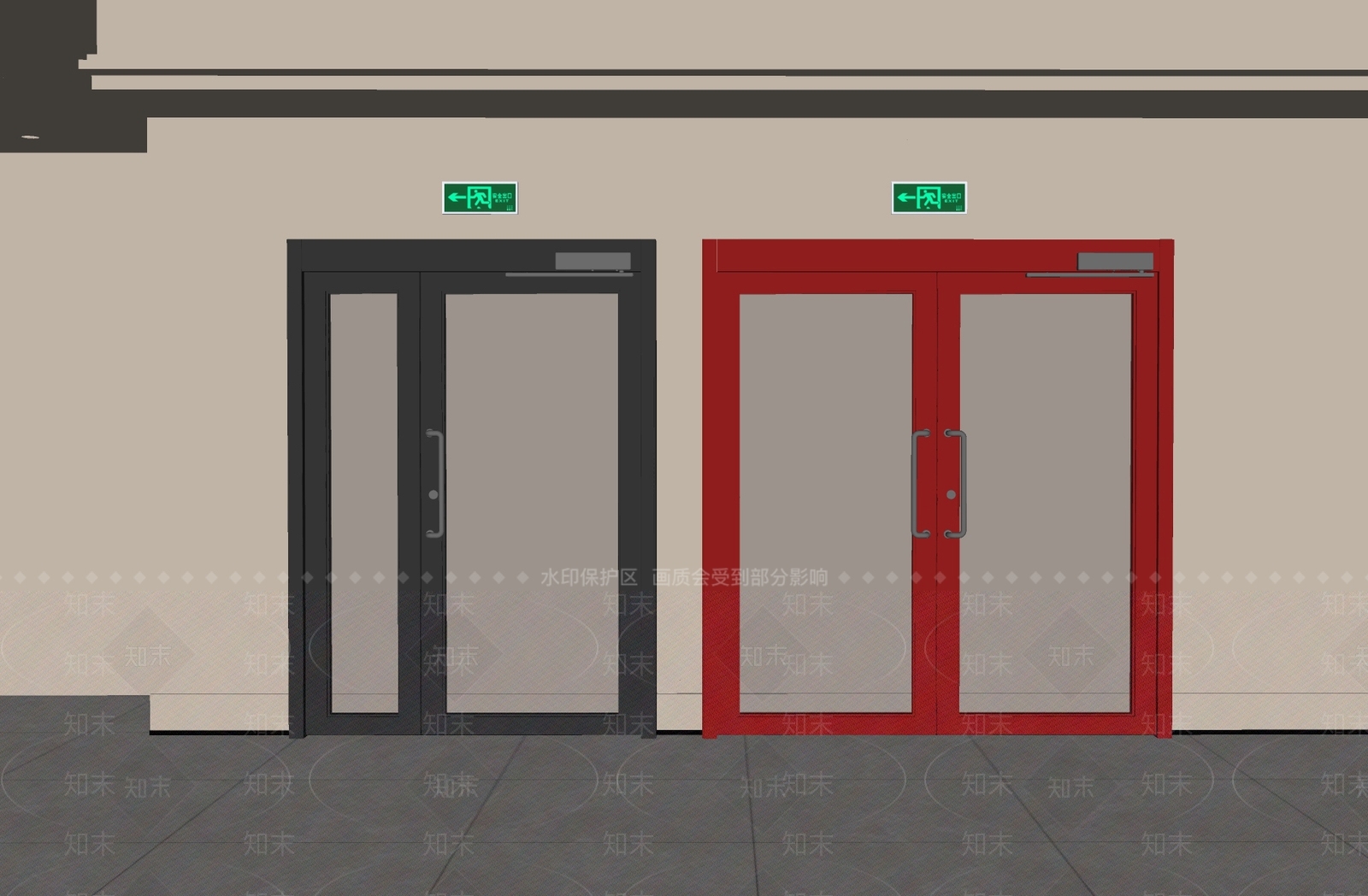 现代其他门SU模型下载【ID:1194003970】