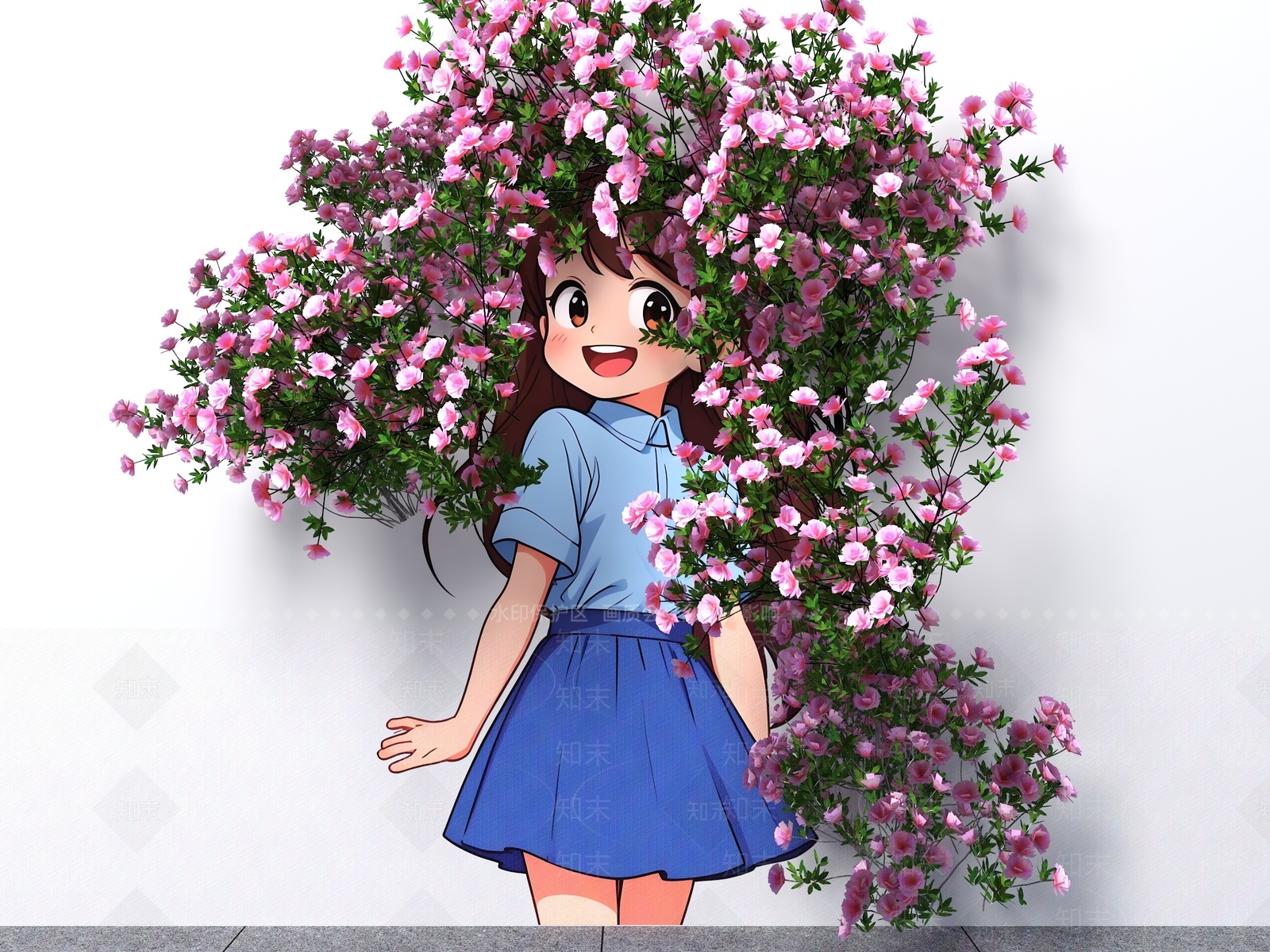 现代围墙3D模型下载【ID:1194006675】