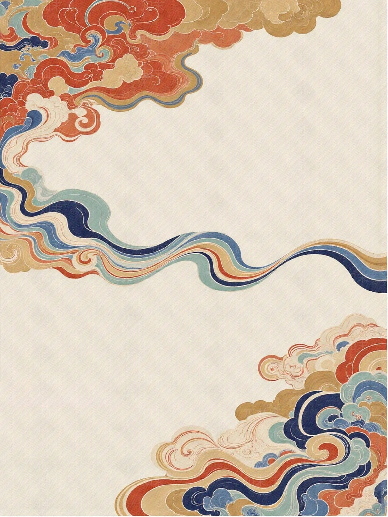 新中式中式花纹壁纸贴图下载【ID:1194016151】