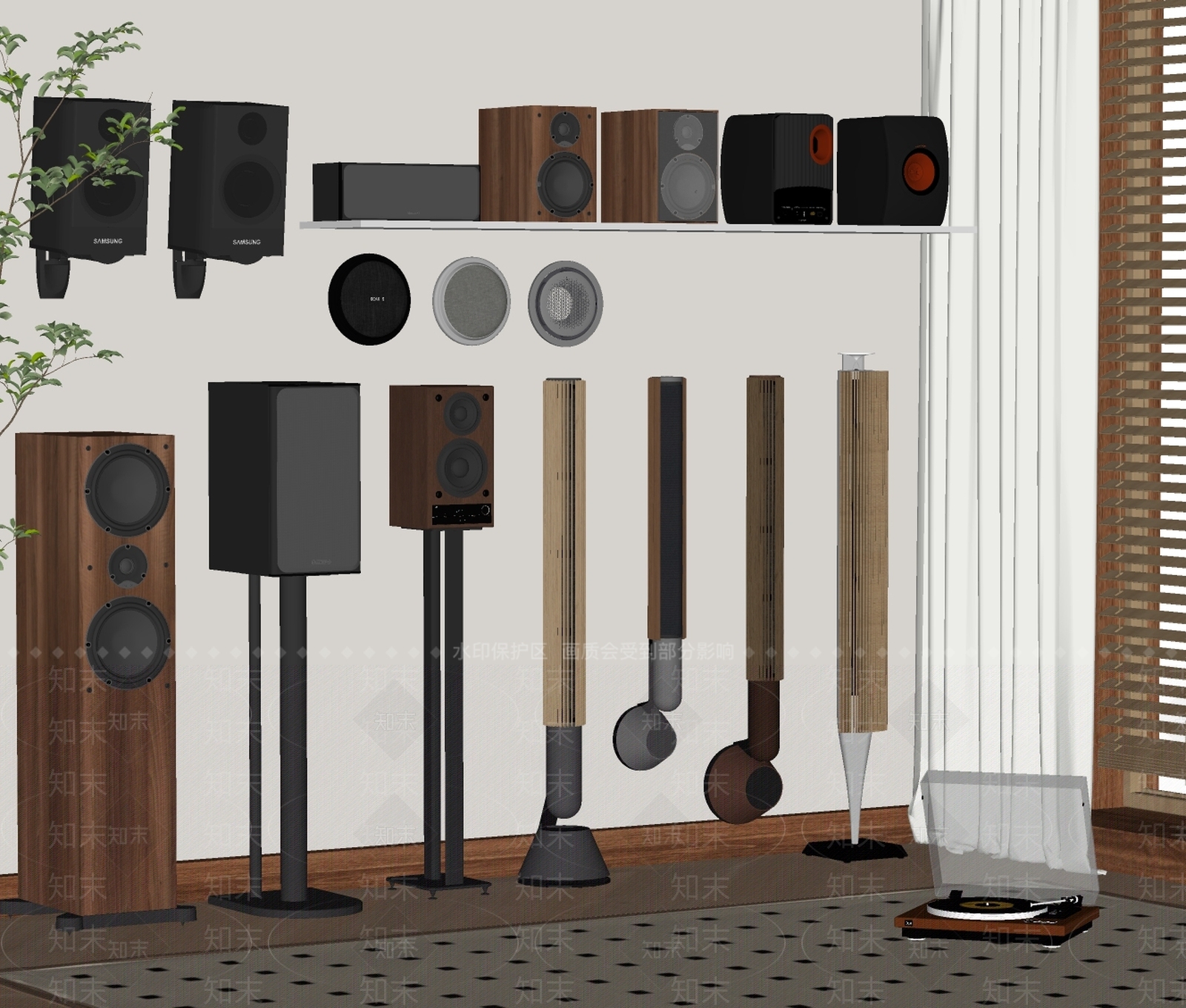 音响SU模型下载【ID:1194017364】
