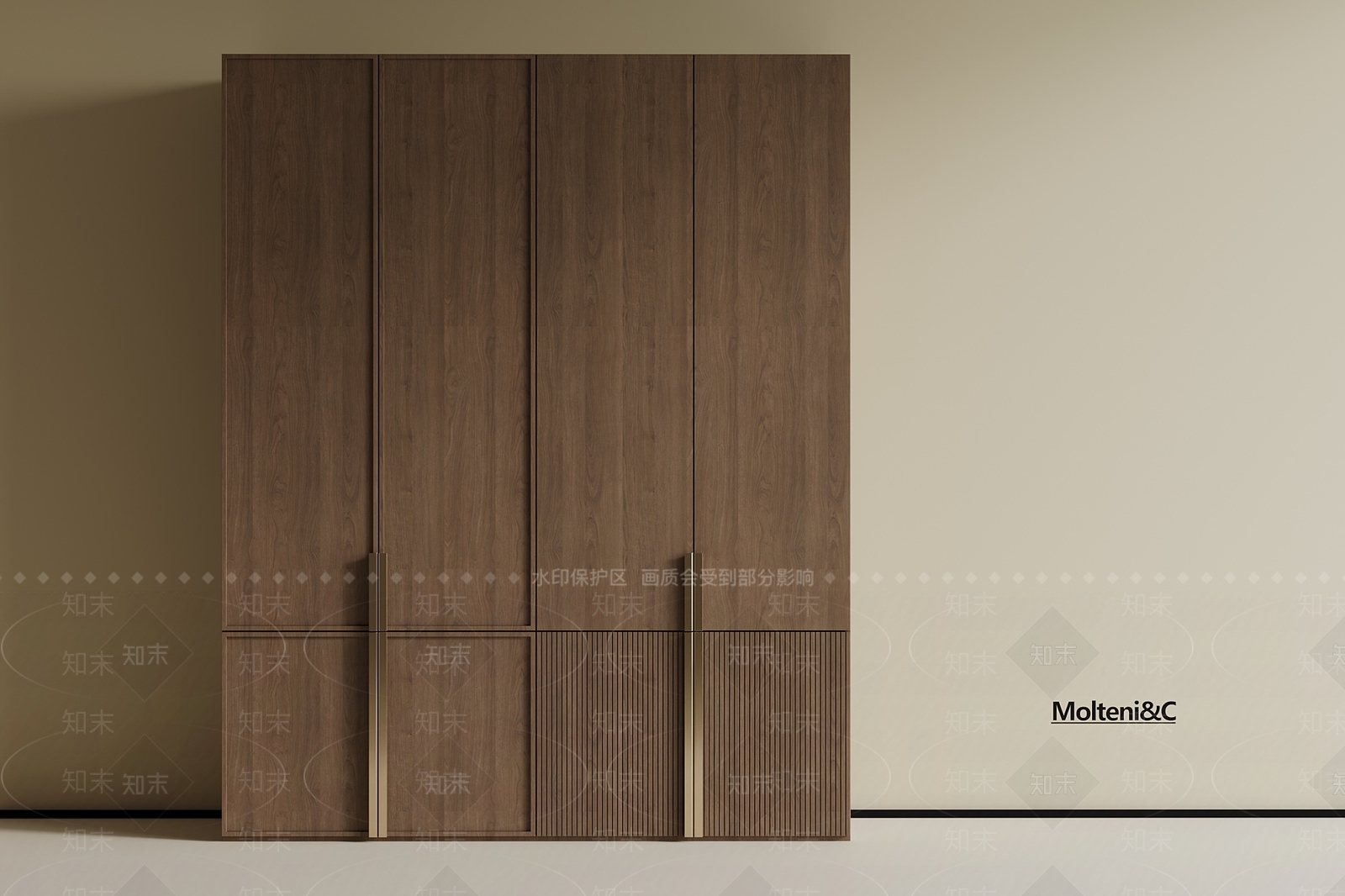 新中式衣柜3D模型下载【ID:1194018119】