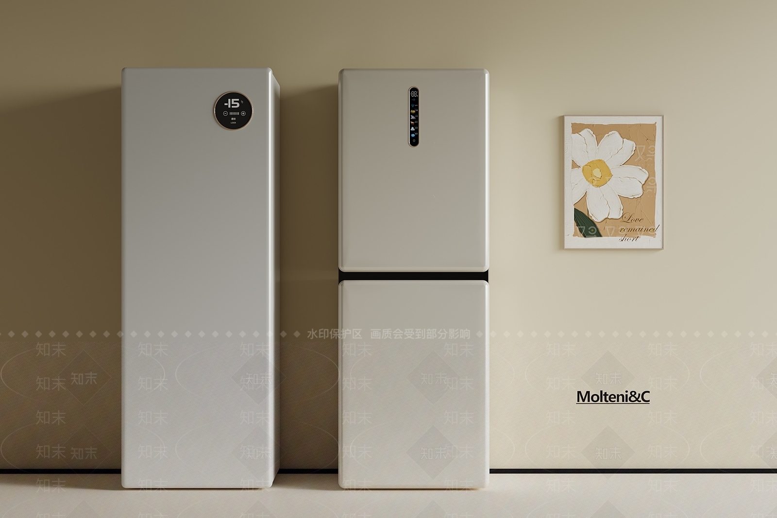 冰箱3D模型下载【ID:1194020403】